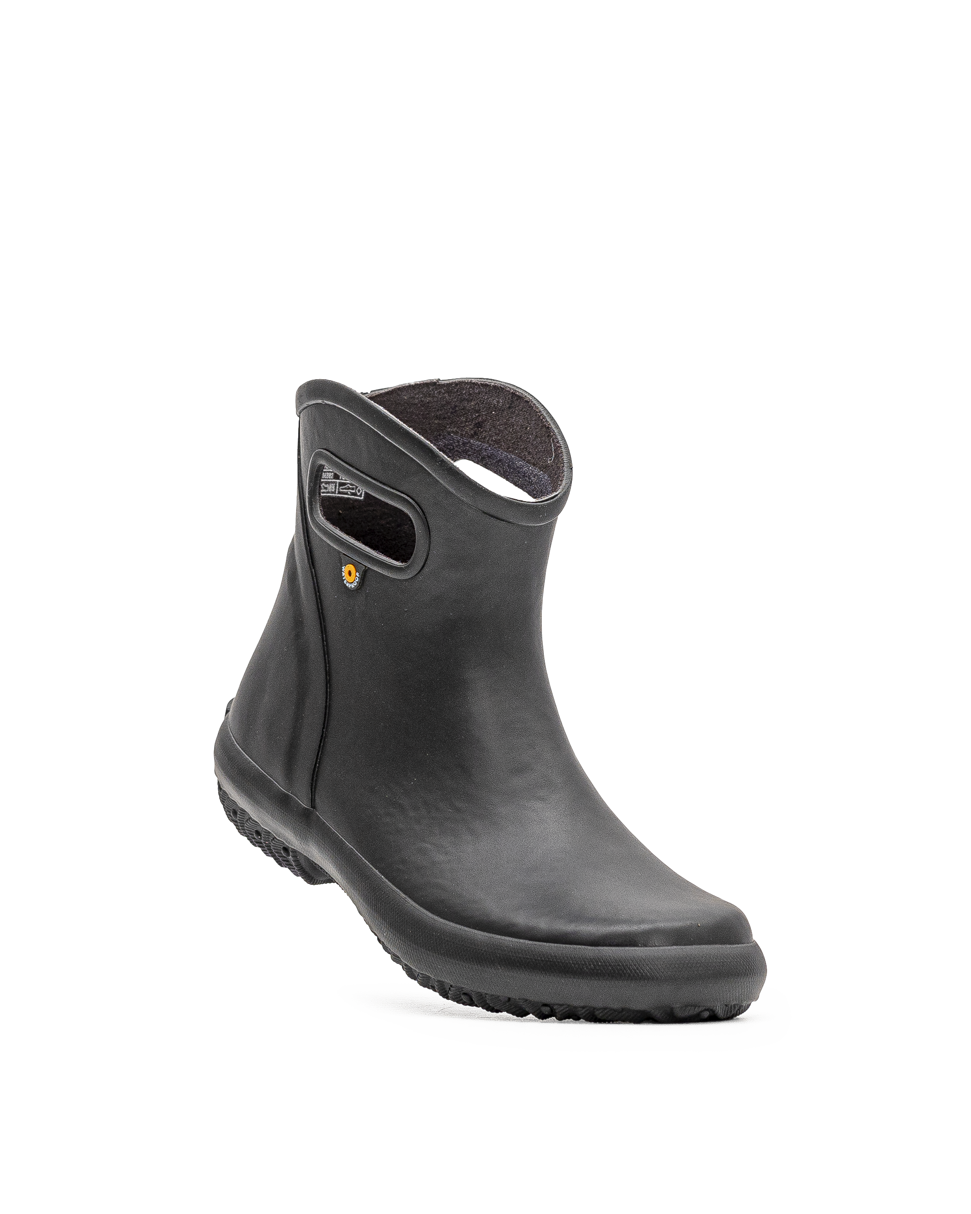 Patch ankle boot solid  - Noir - #11P-15