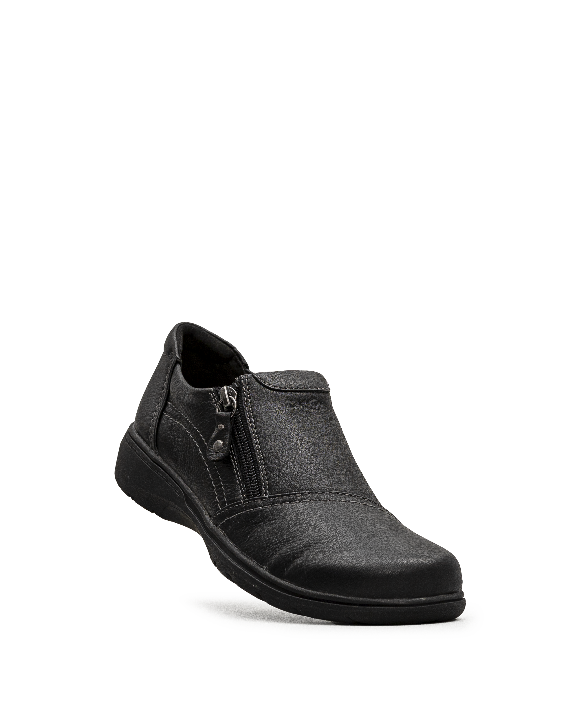 Chaussures Clarks Giels En Cuir Noir - Taille 3F - Occasion