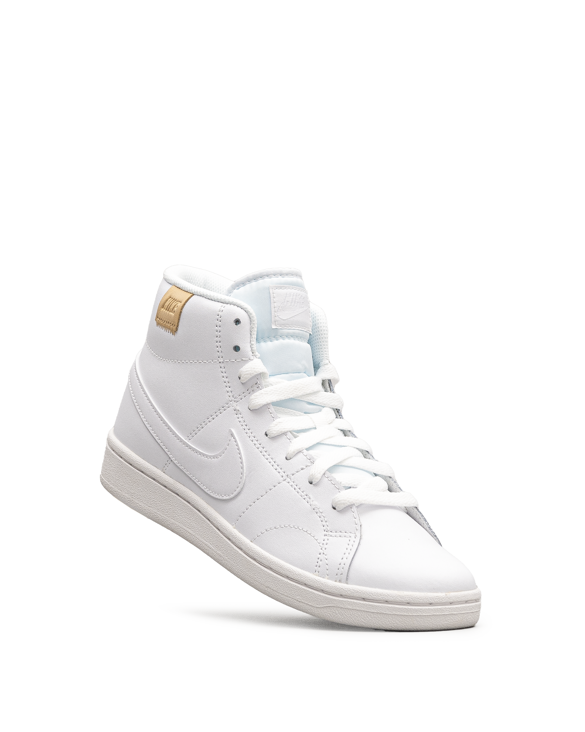 Court royale 2 mid  - Blanc uni - #15Y-13