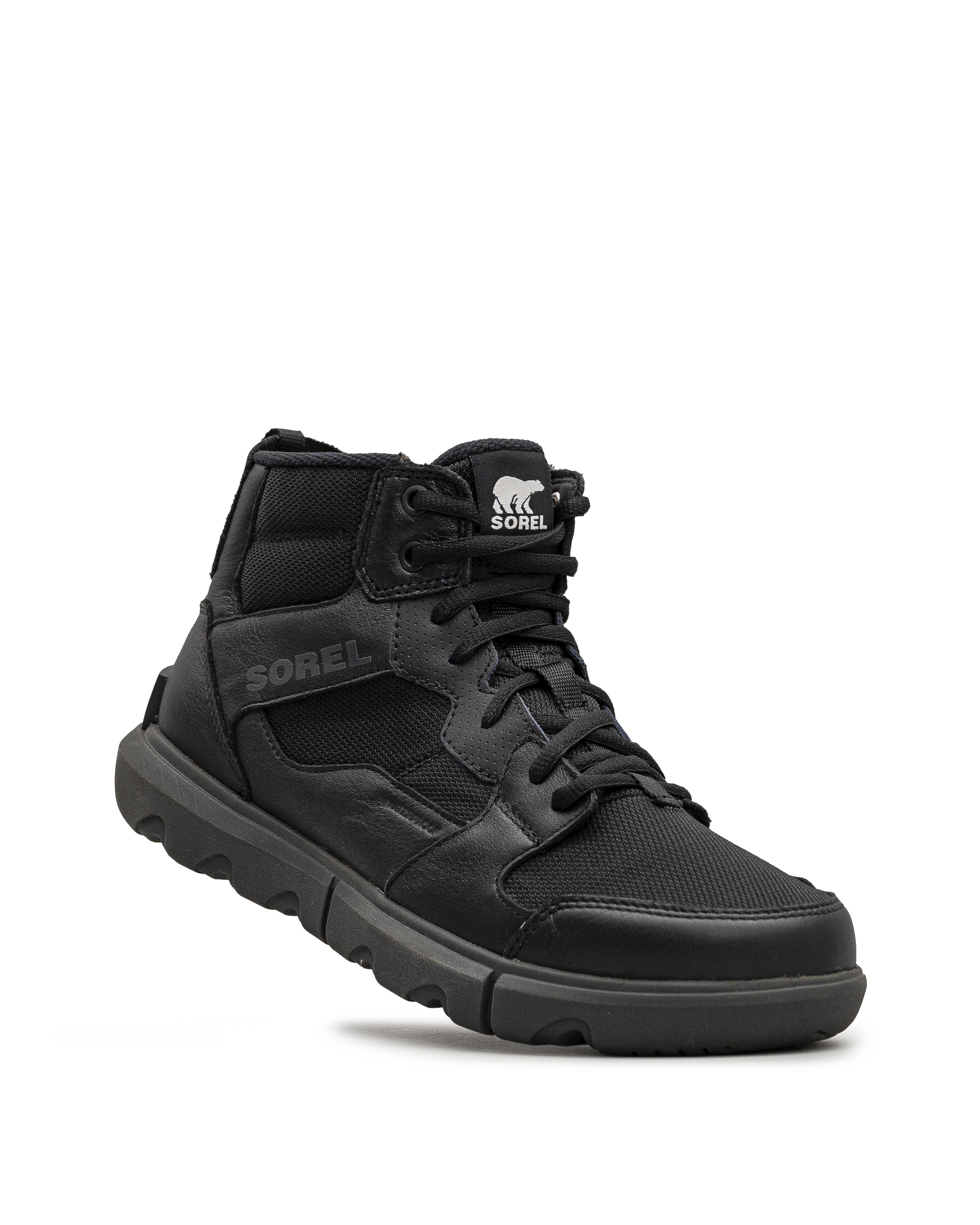 Explorer sneaker mid wp  - Noir uni - #21Y-43