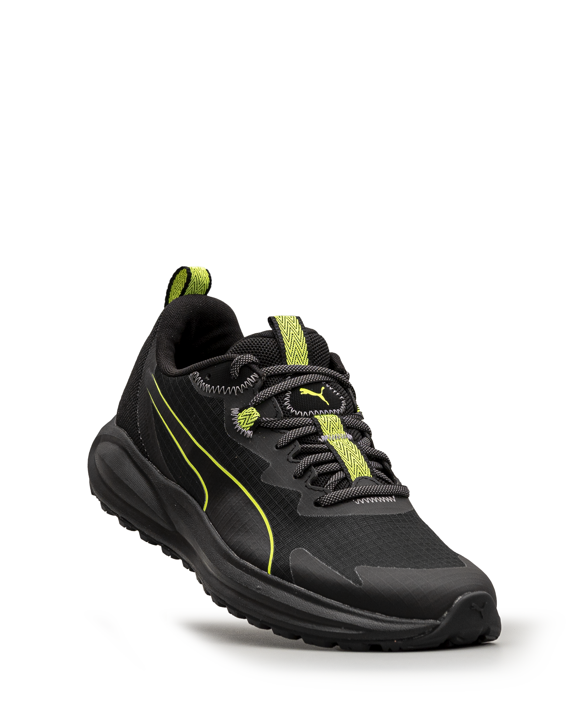 Twitch runner trail - Noir&lime - #23E-12