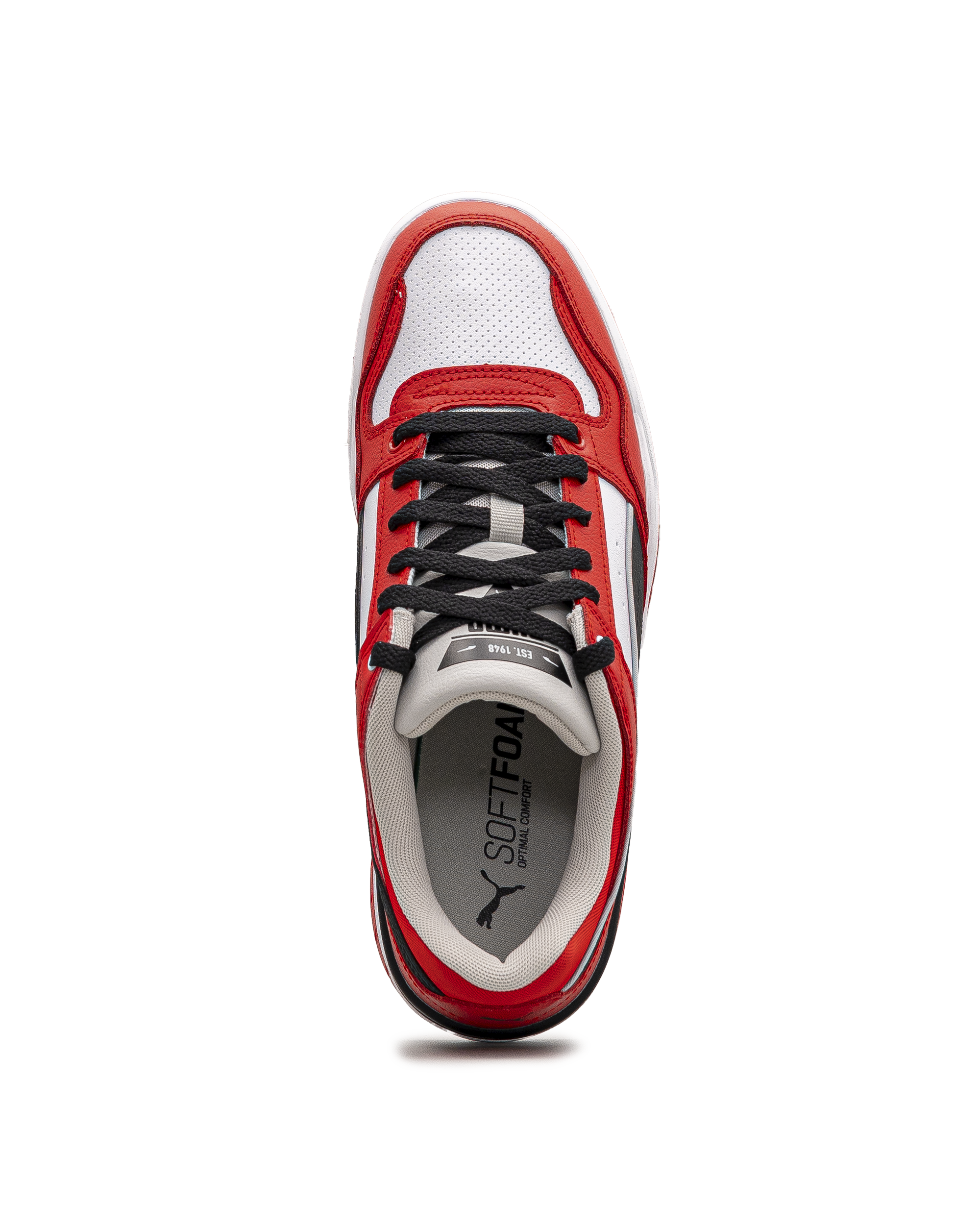 Rebound retro - Blanc&rouge - #25Y-16