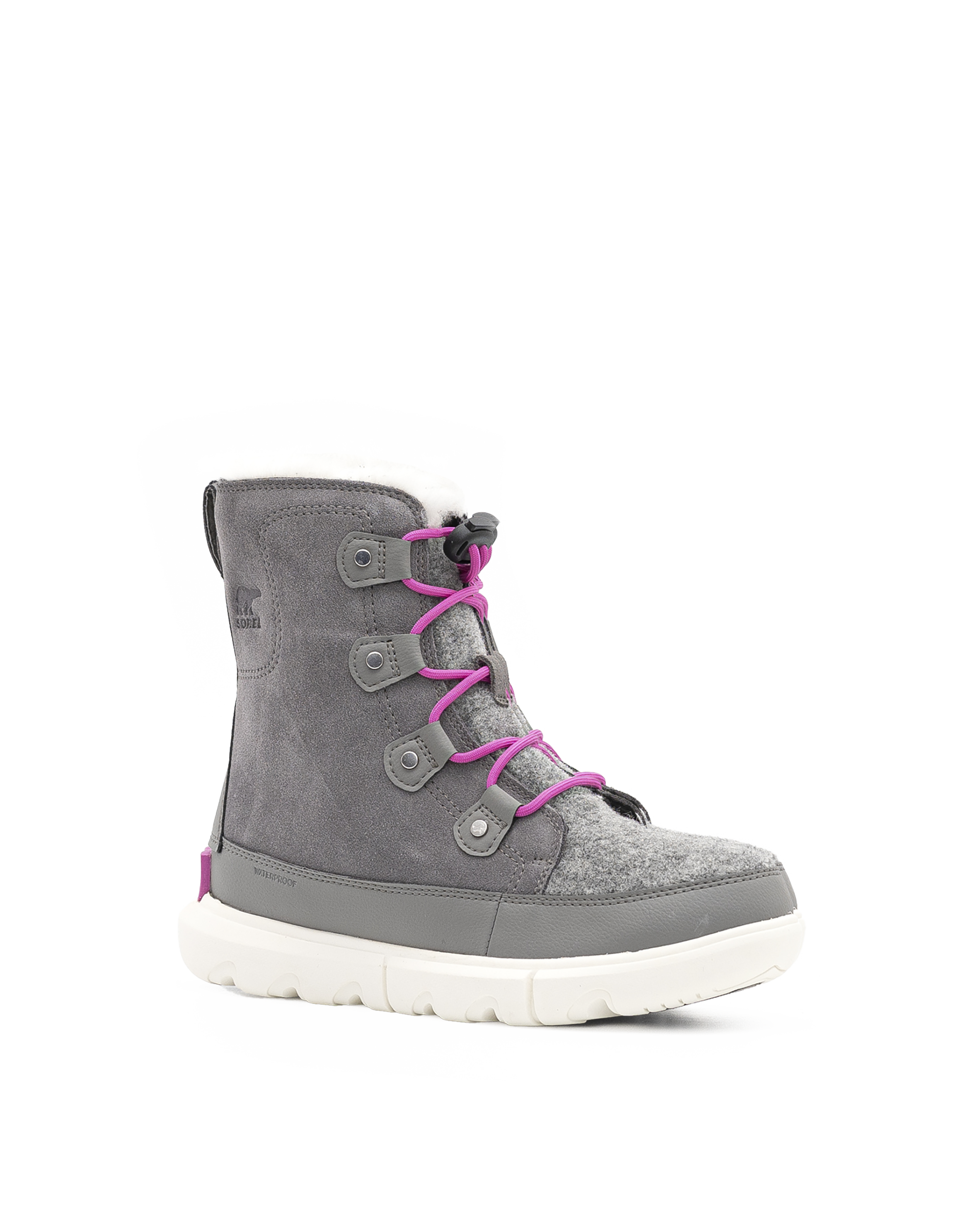 Explorer lace wp jr  - Charcoal - #61N-228