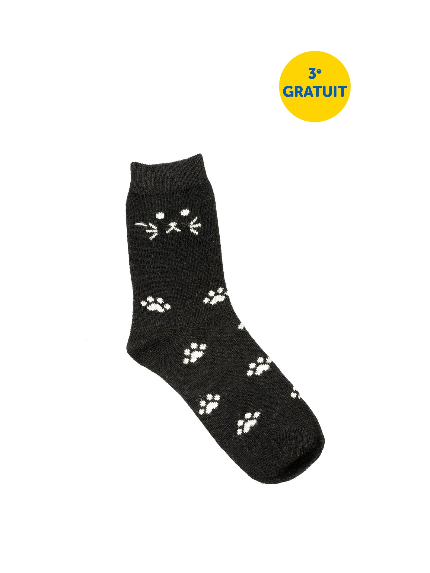 Bas laine - Noir - #91B-13