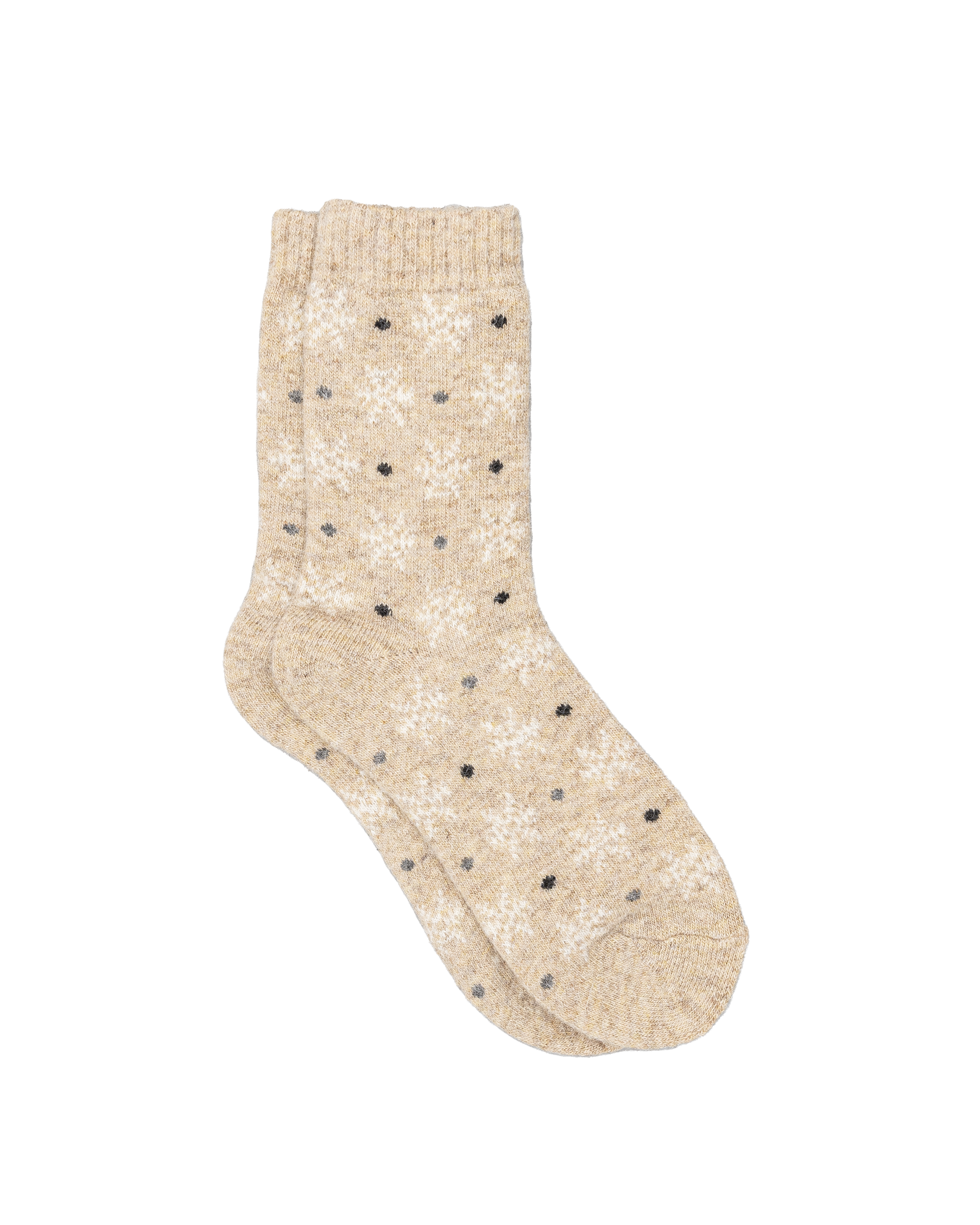 Bas femme 30% laine - Beige - #91B-18