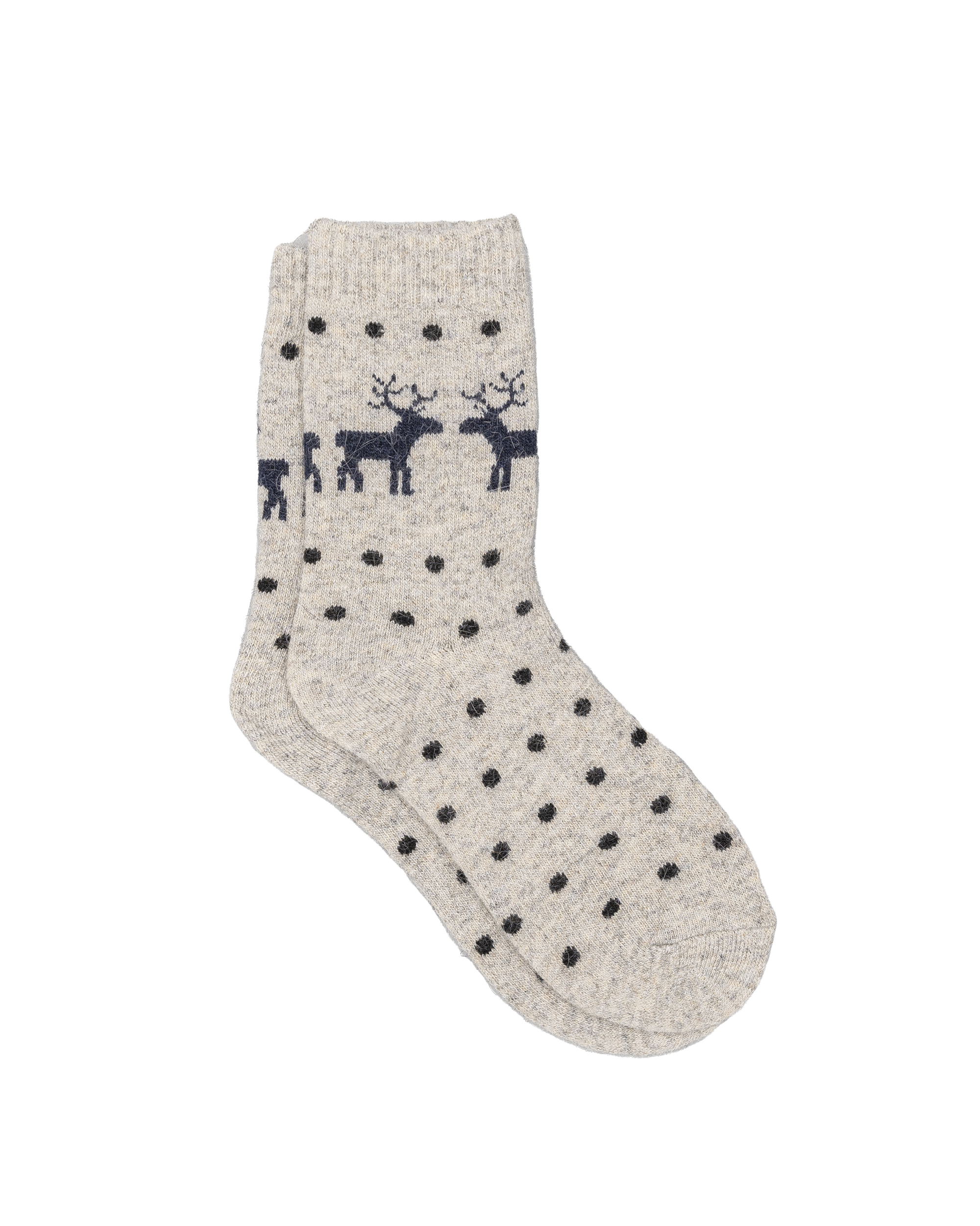 Bas femme 30% laine - Gris - #91B-19