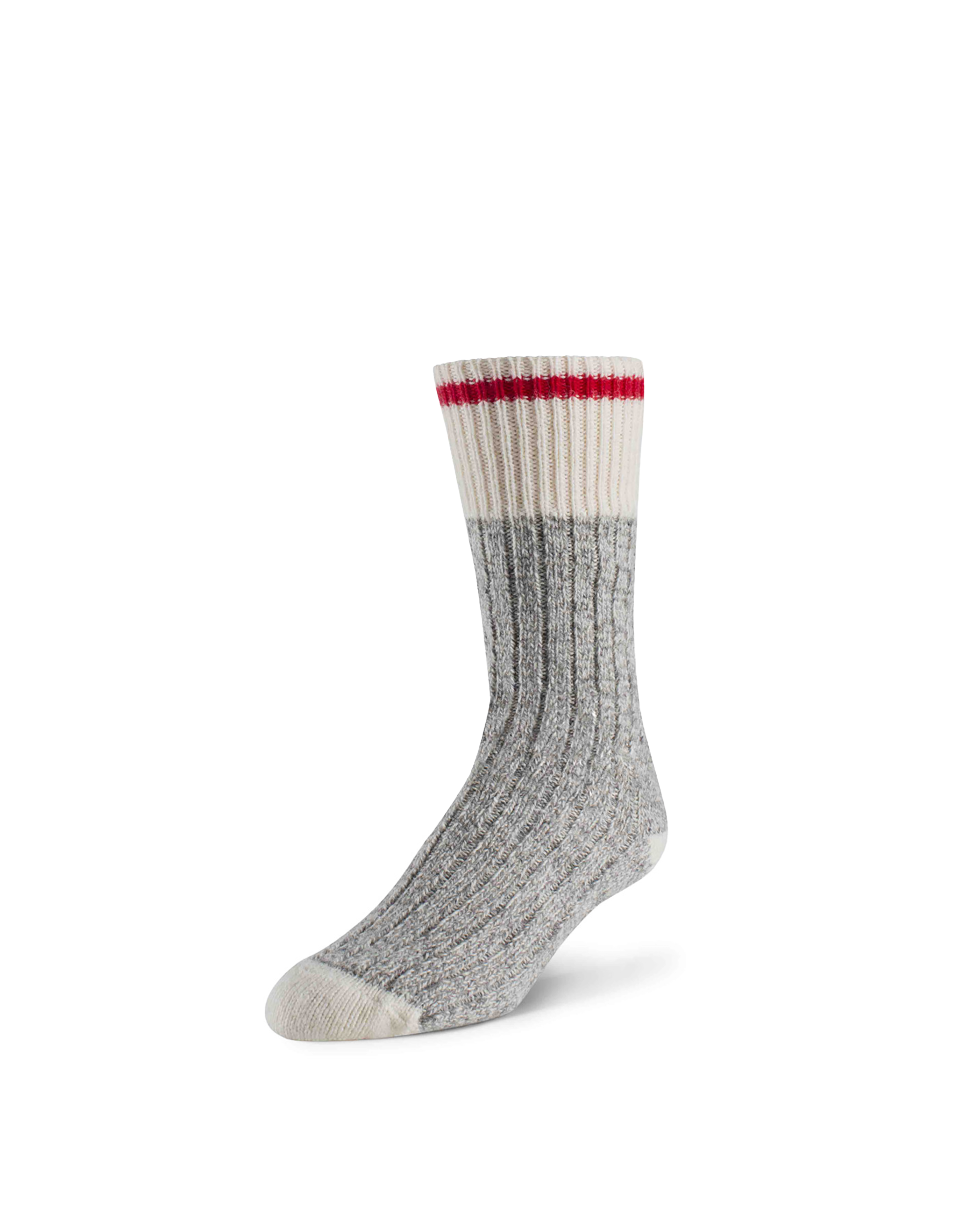 Bas laine adulte os  - Gris pale - #91B-27