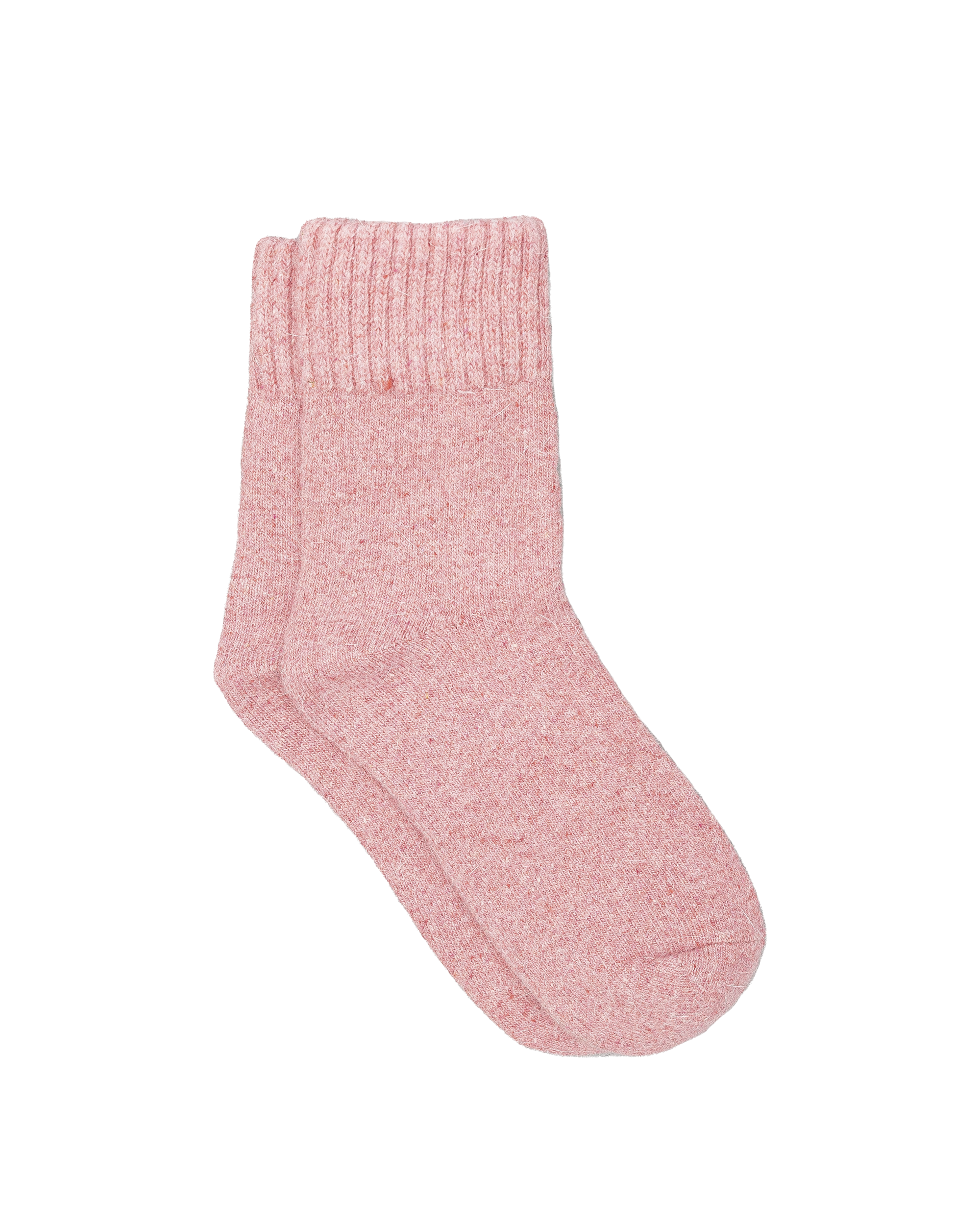 Bas avec laine  - Rose pale - #91B-48