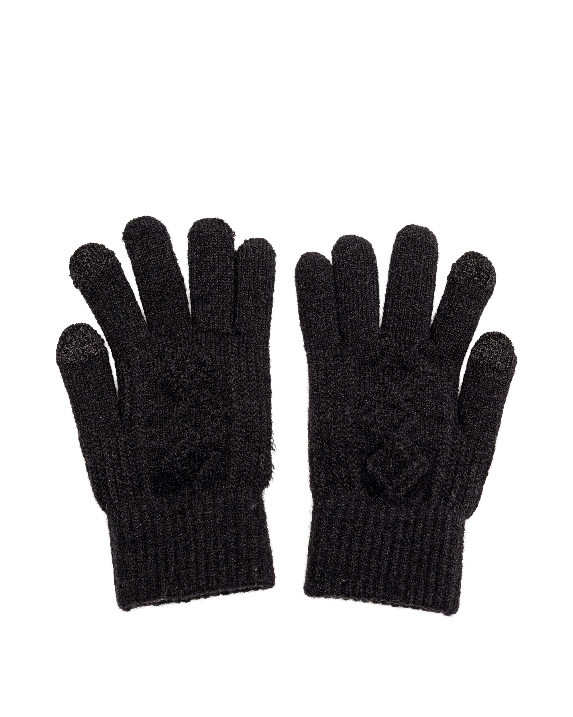 Gant en tricot  - Noir - #91G-02
