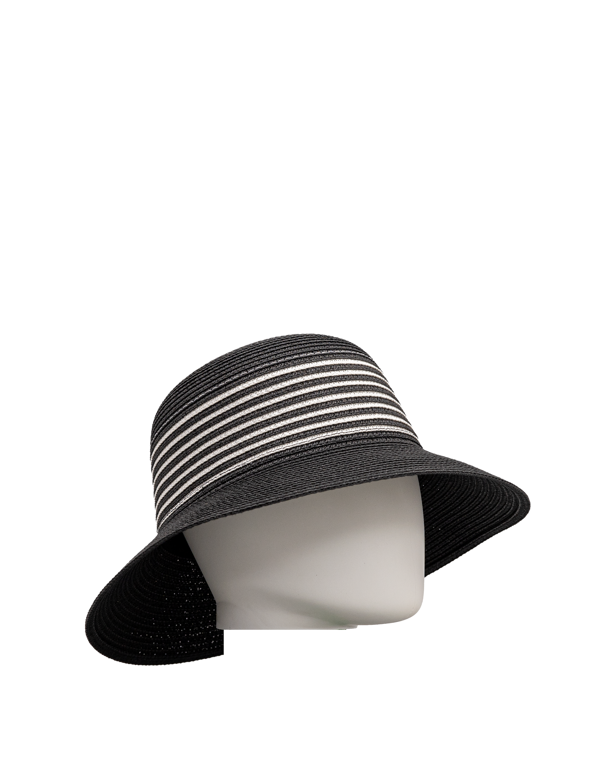 Chapeau rayures - Noir - #91P-07