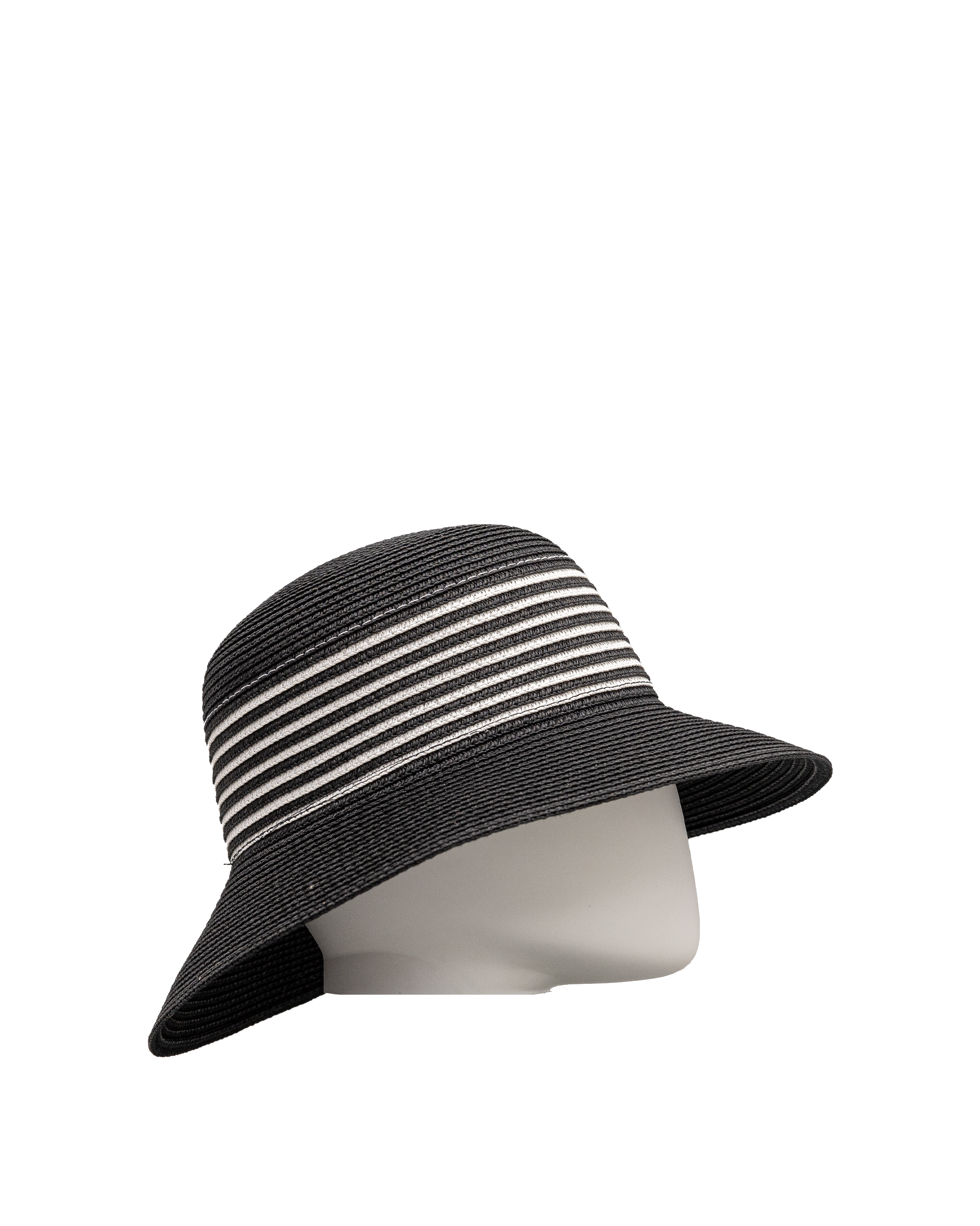 Chapeau rayures - Noir - #91P-07
