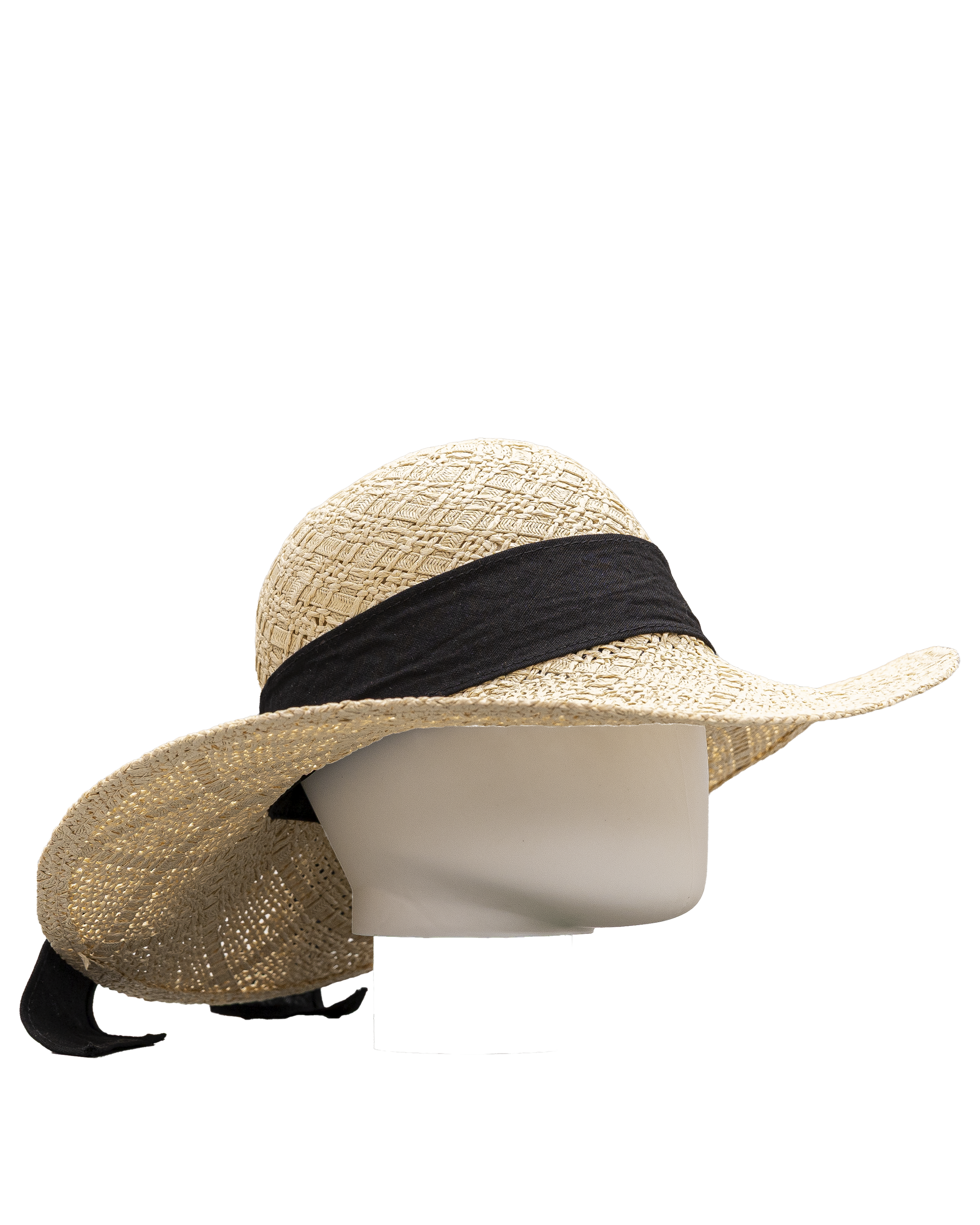 Chapeau boucle  - Blanc&noir - #91P-10