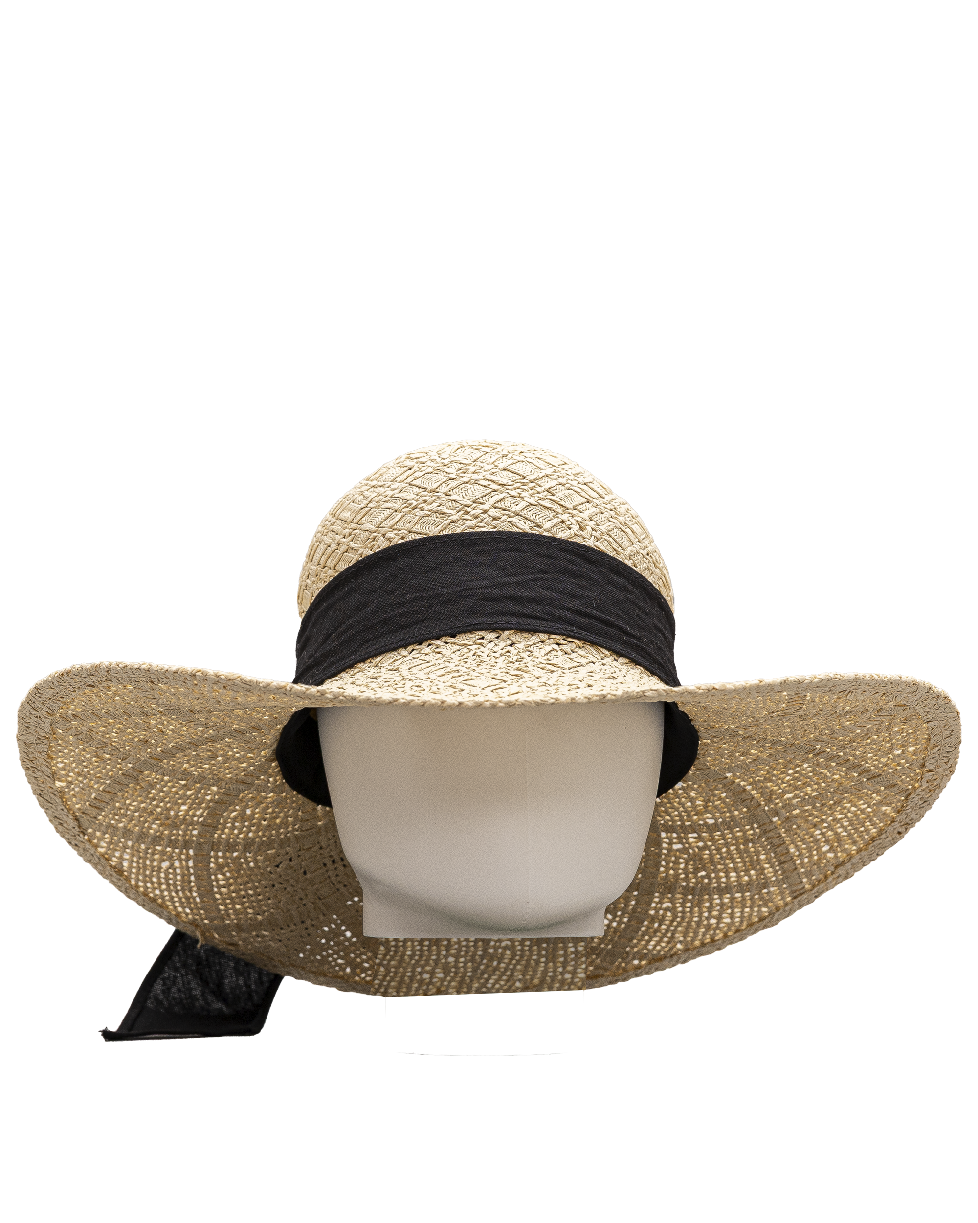 Chapeau boucle  - Blanc&noir - #91P-10