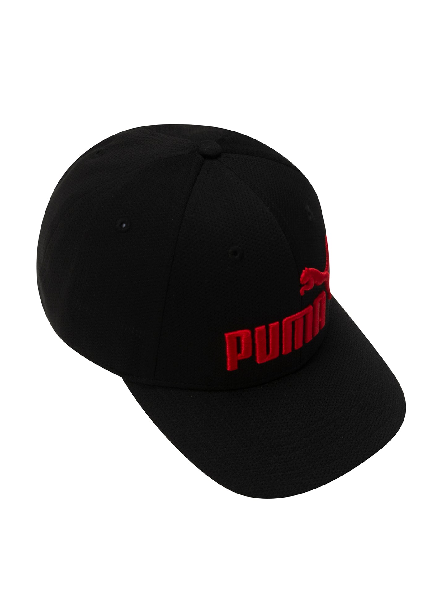 Luke stretch fit cap  - Rouge&noir - #92C-06