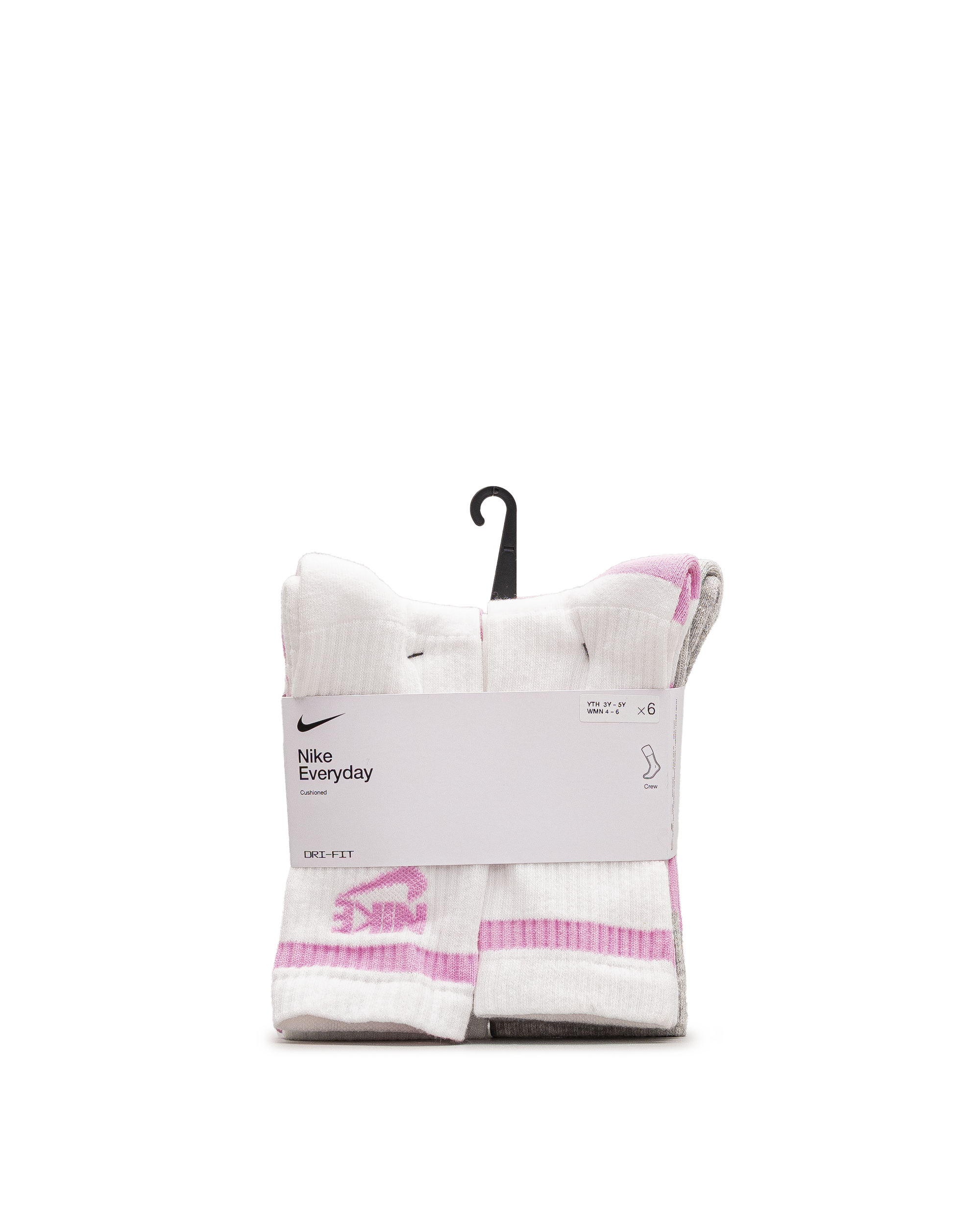 Kids cushioned crew 6pk - Rose pale - #97B-256