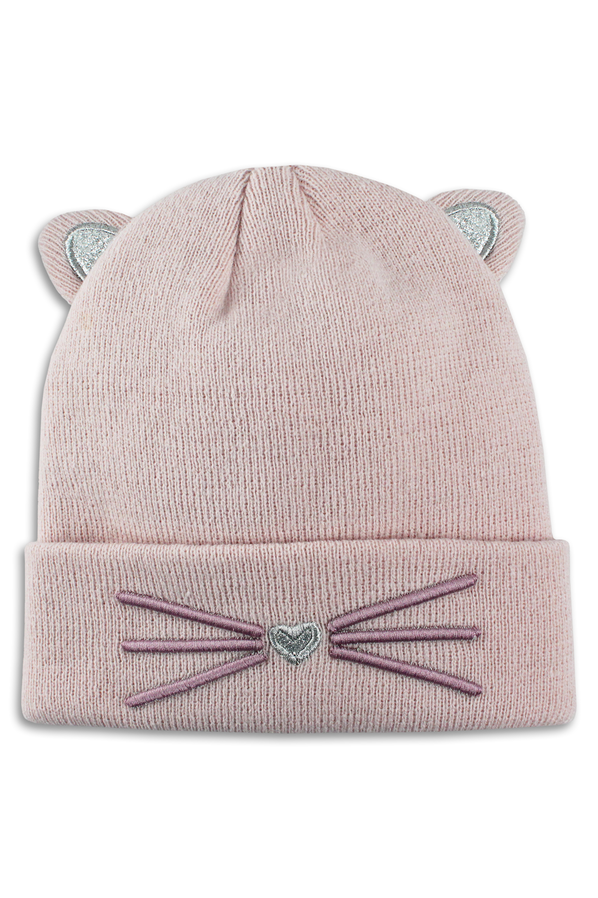 Tuque chat  - Rose pale - #97P-40
