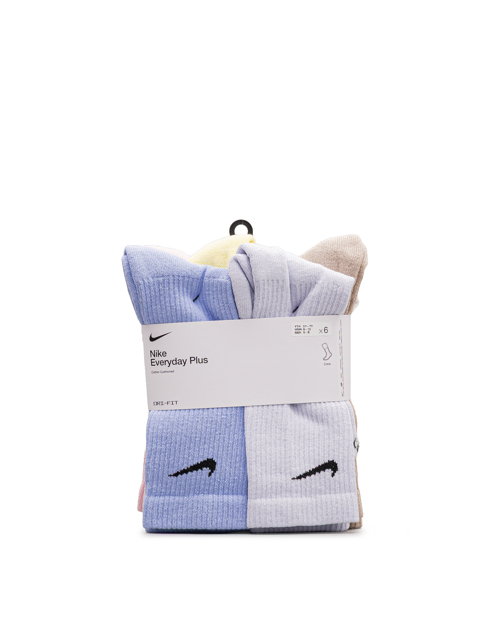 Unisex training socks 6pk - Rose pale - #98B-15