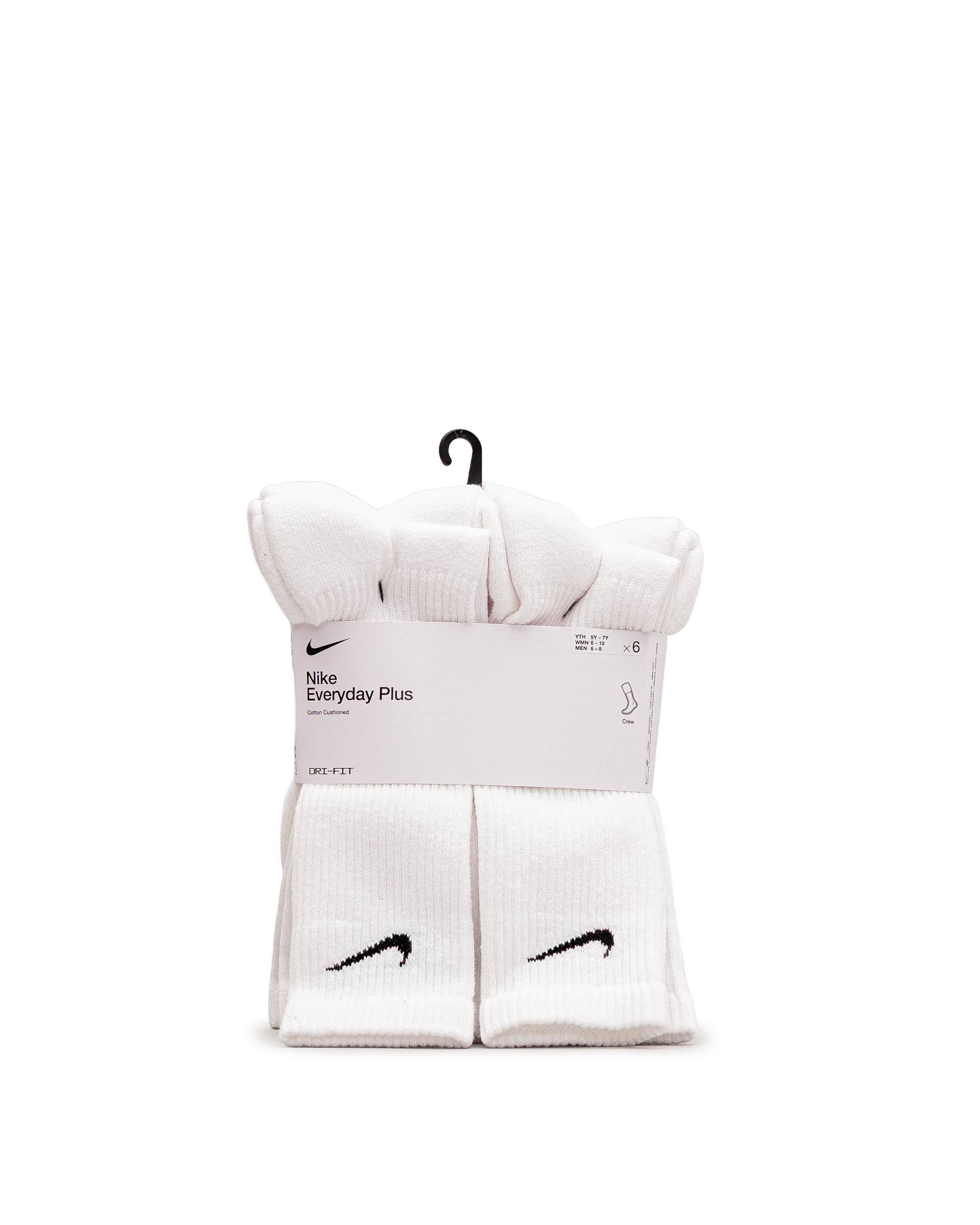 Unisex training socks 6pk - Blanc - #98B-15