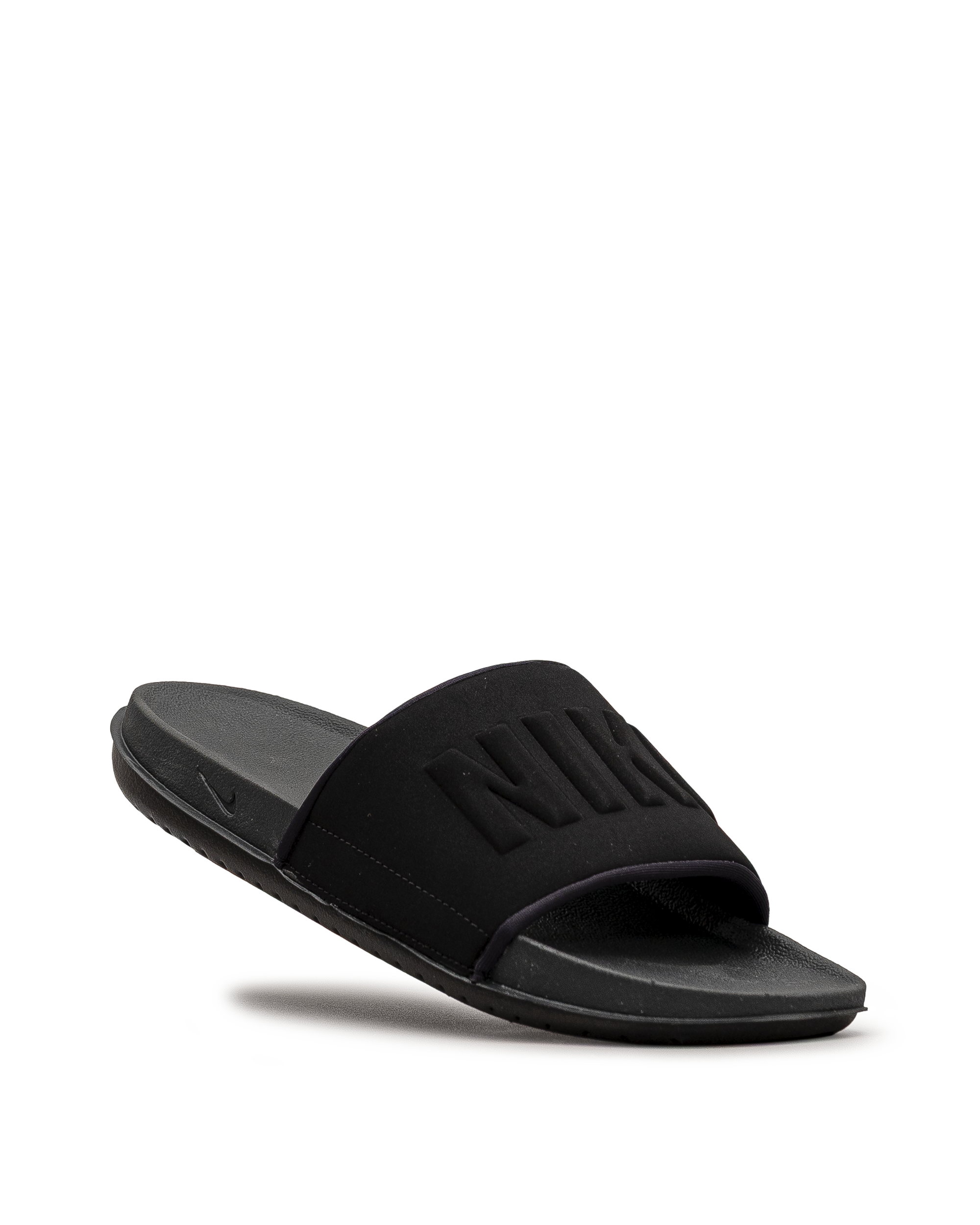 Offcourt slide  - Noir uni - #28W-10