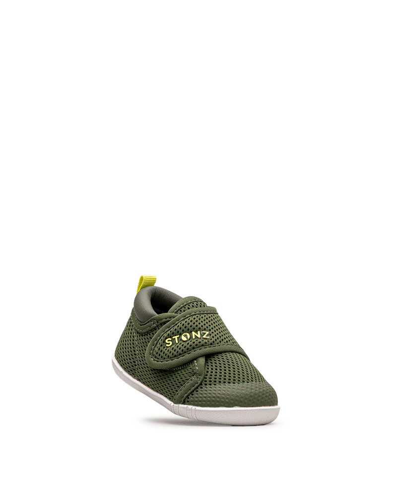 Chaussure bébé Stonz Cruiser Original couleur kaki vue latérale
