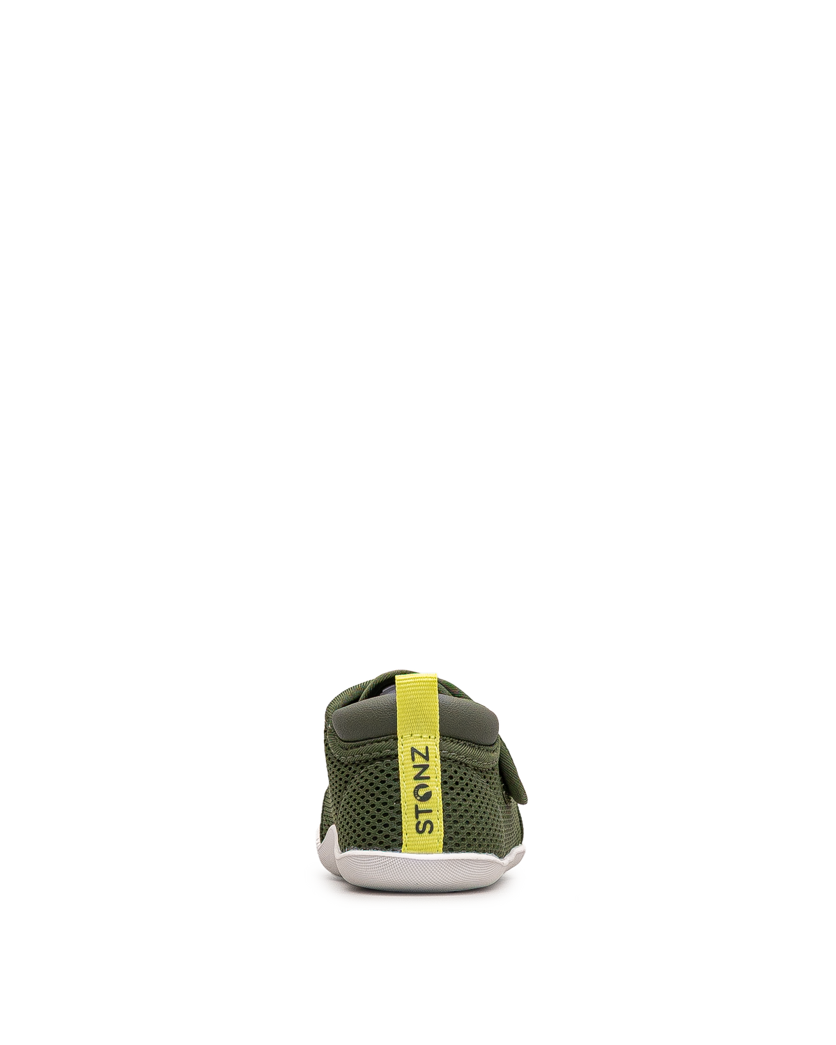 Vue arrière de la chaussure Stonz Cruiser Original bébé couleur kaki
