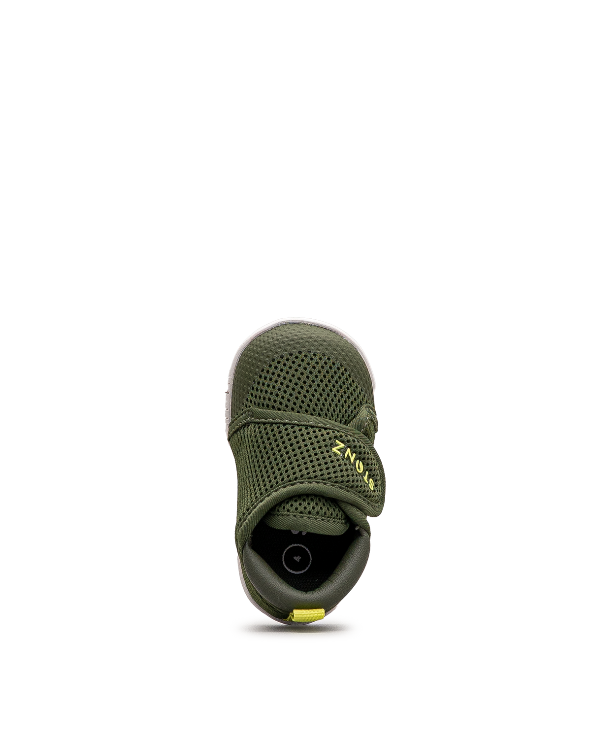 Vue de dessus de la chaussure Stonz Cruiser Original bébé couleur kaki