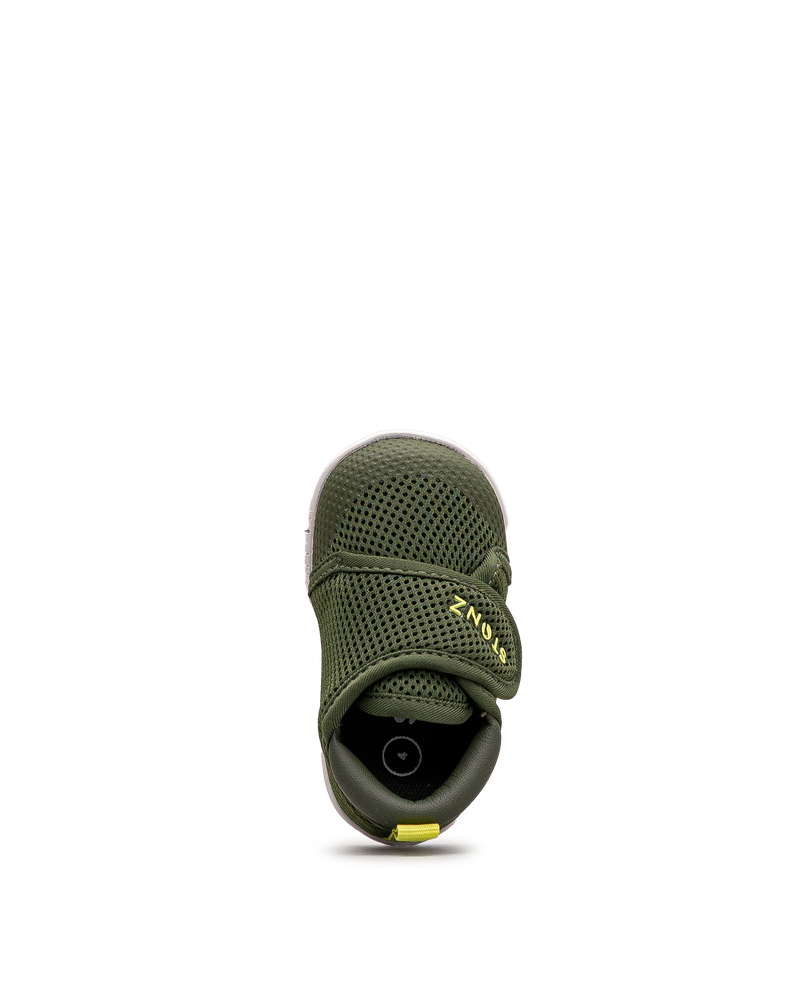 Vue de dessus de la chaussure Stonz Cruiser Original bébé couleur kaki
