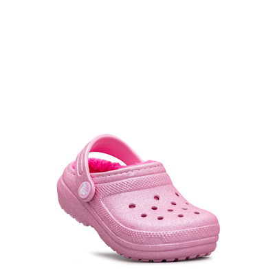 Lined glitter clog td  - Rose - #45P-12