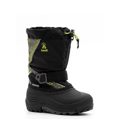 Snowfall ps jr - Noir&lime - #71N-241