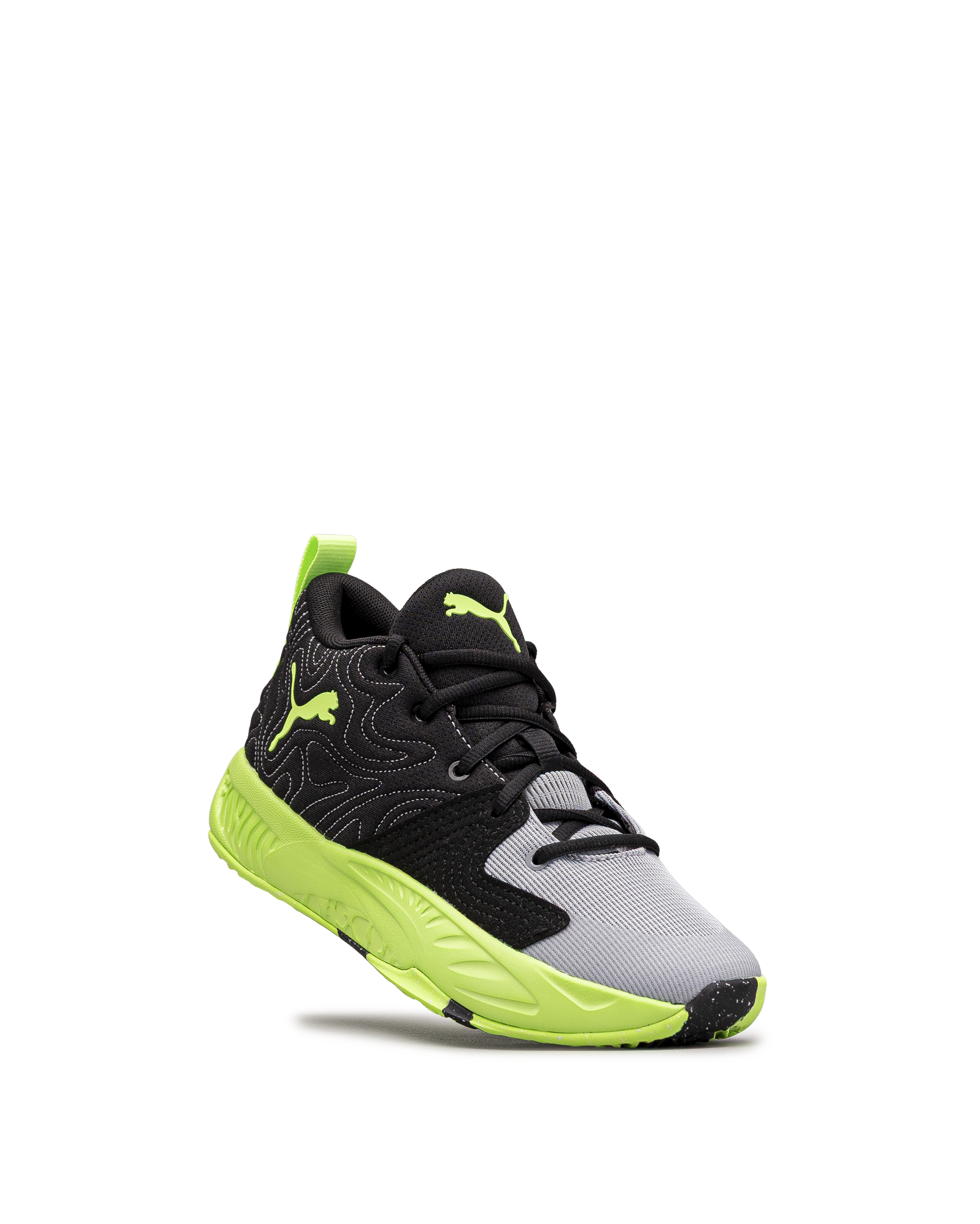 Court pro 3 jr  - Noir&lime  - #73T-09