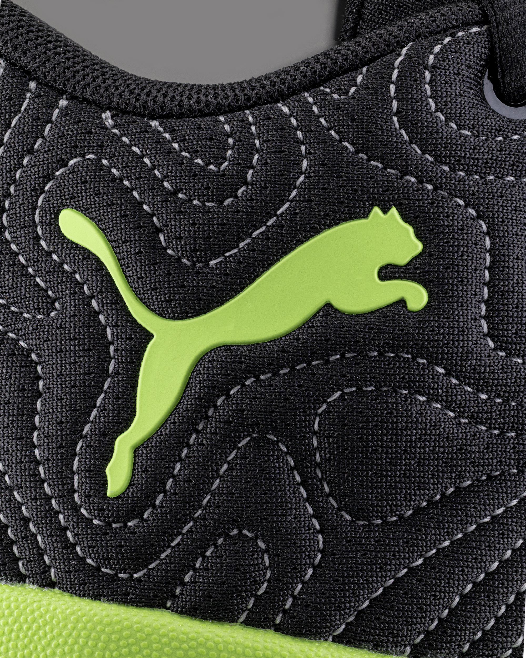 Court pro 3 jr  - Noir&lime  - #73T-09