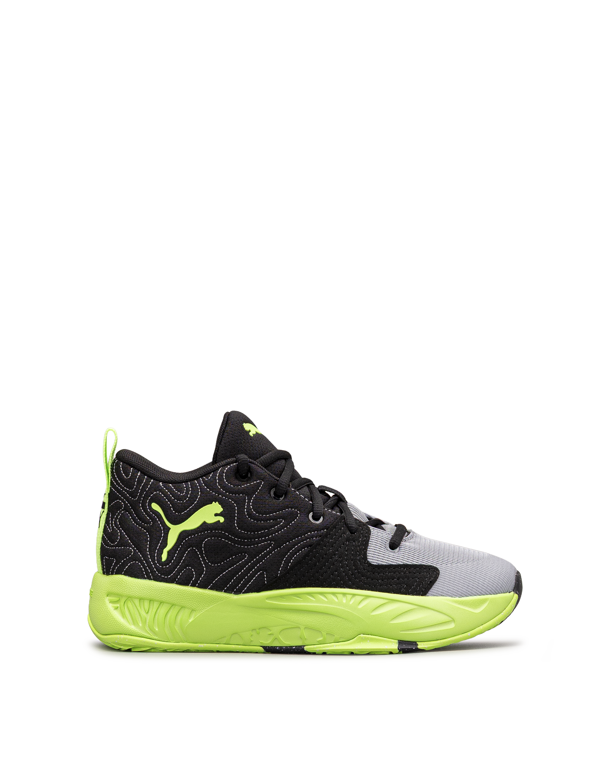 Court pro 3 jr  - Noir&lime  - #73T-09