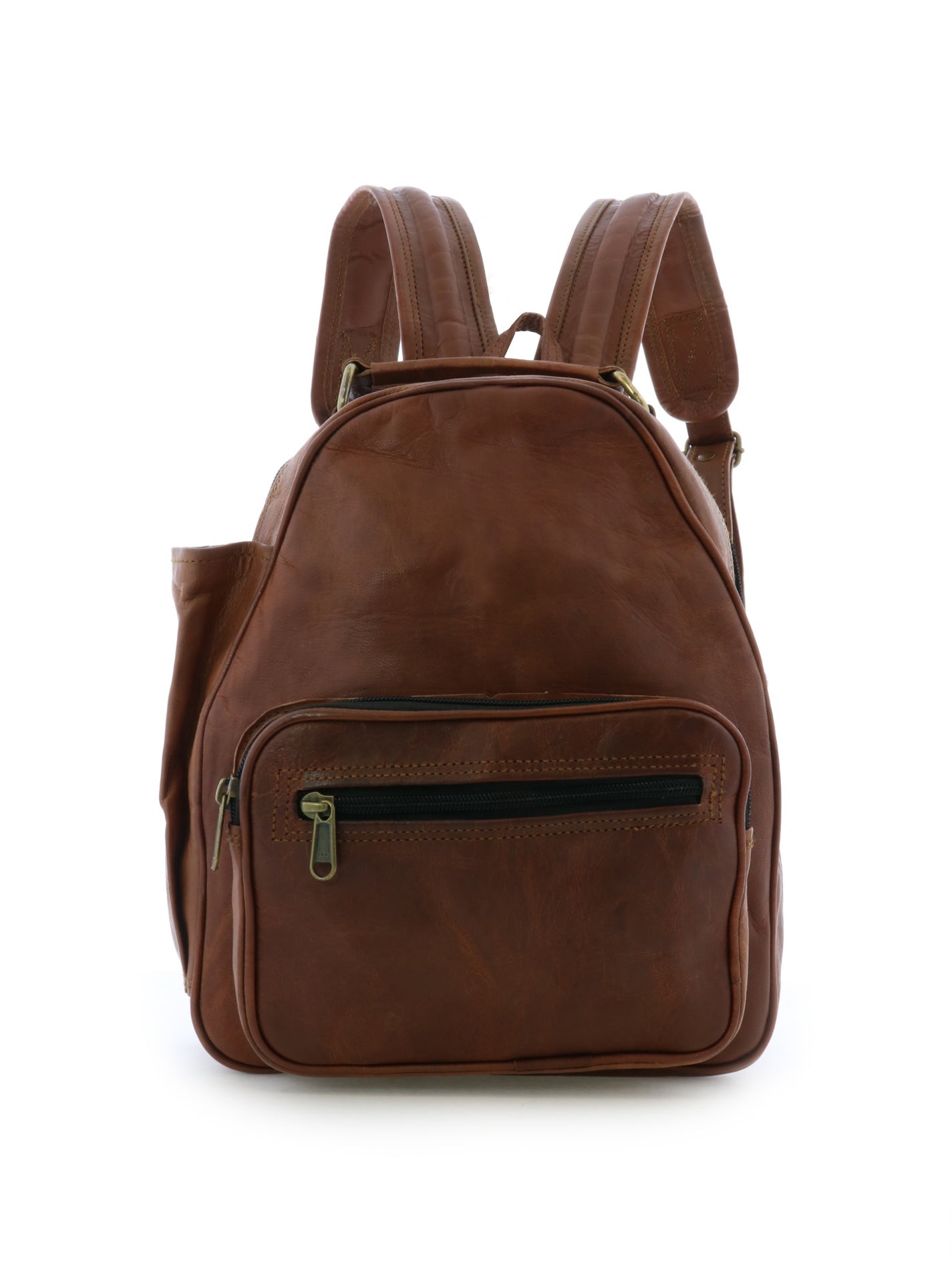 Sac a dos cuir - Tan - #90A-30