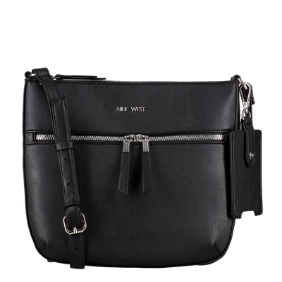 Cheska crossbody - Noir uni - #90O-16