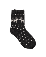 Bas femme 30% laine - Noir - #91B-19
