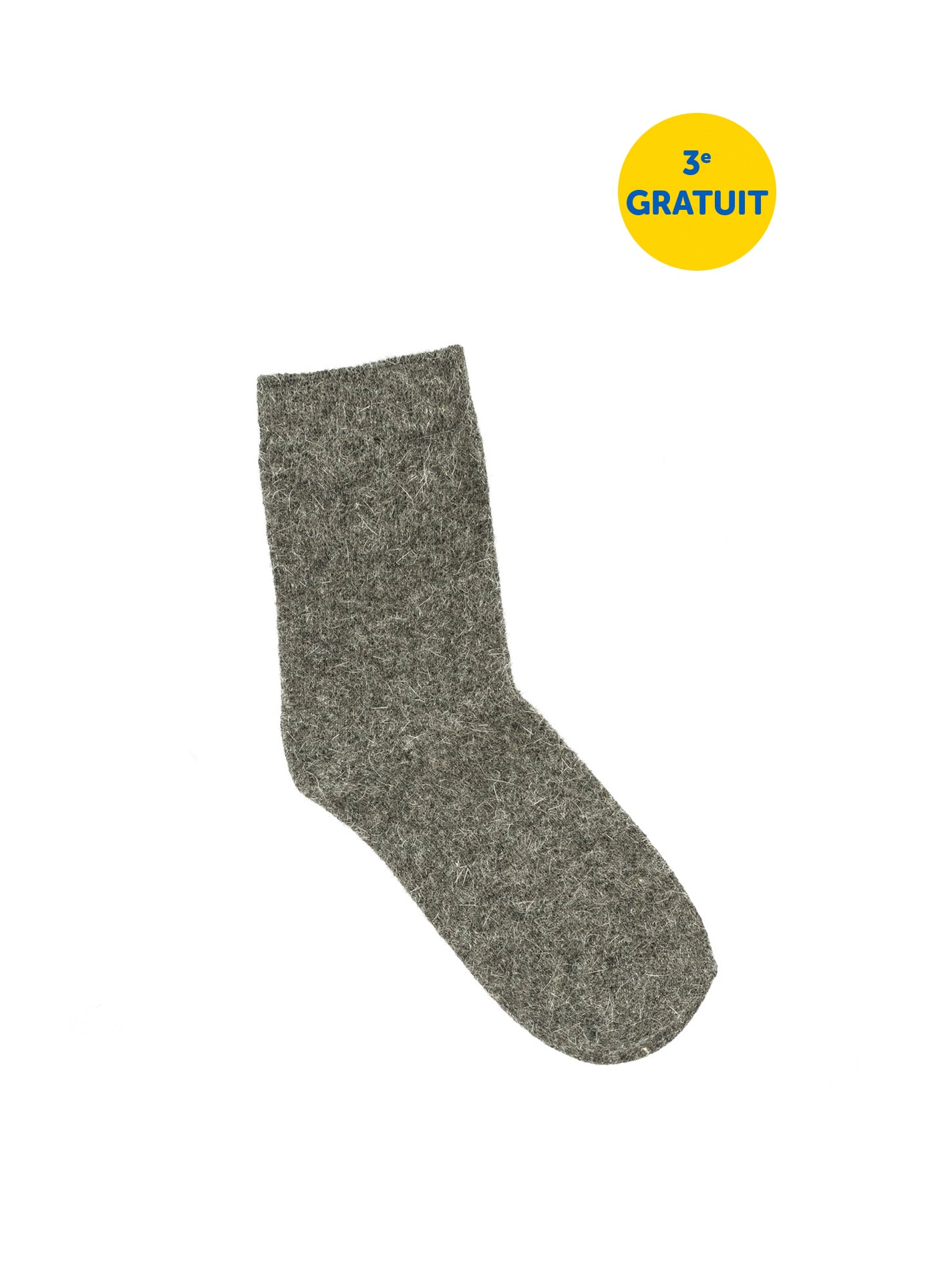 Bas femme laine - Gris foncé - #91B-25