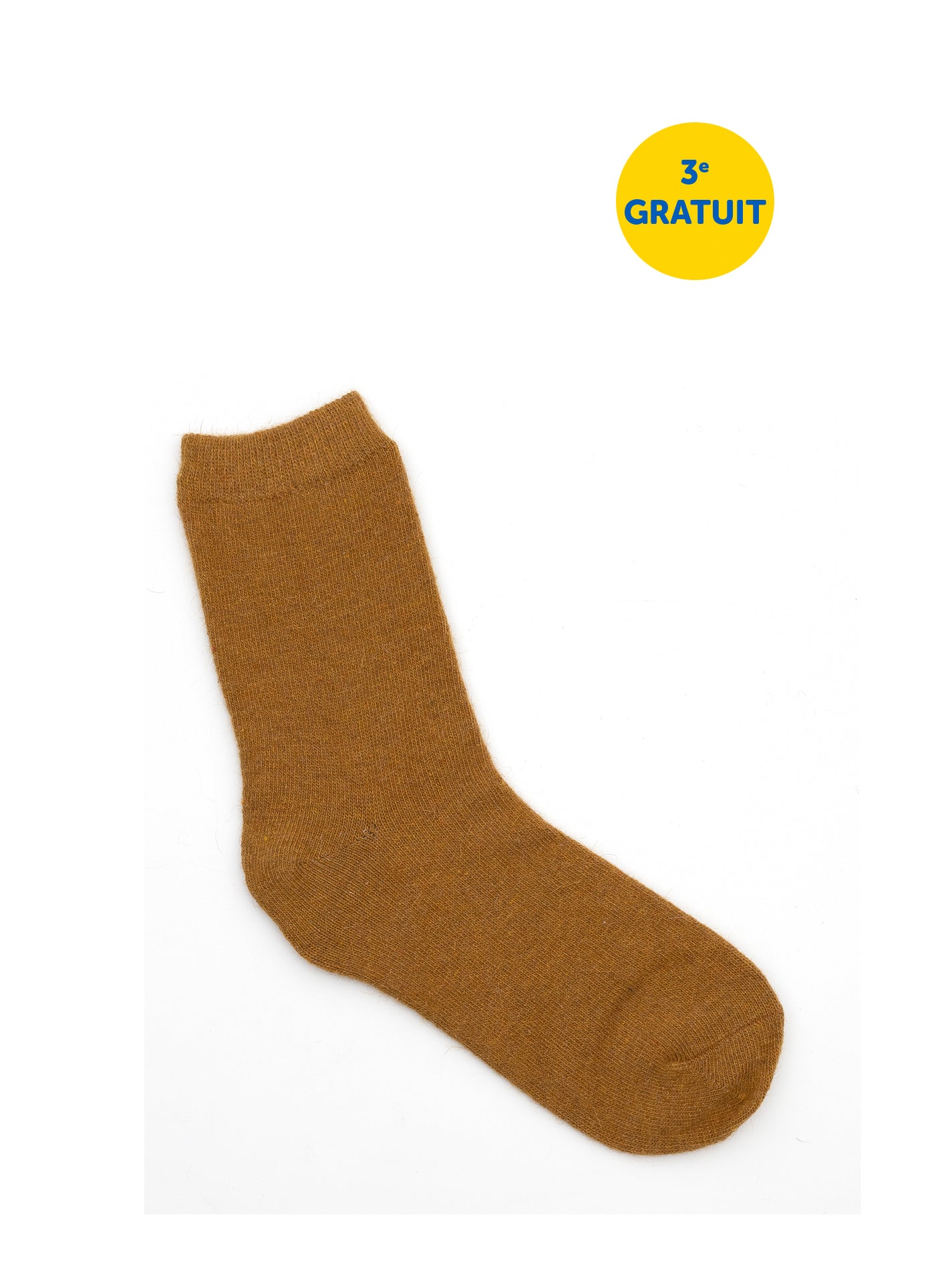 Bas femme laine - Jaune - #91B-25