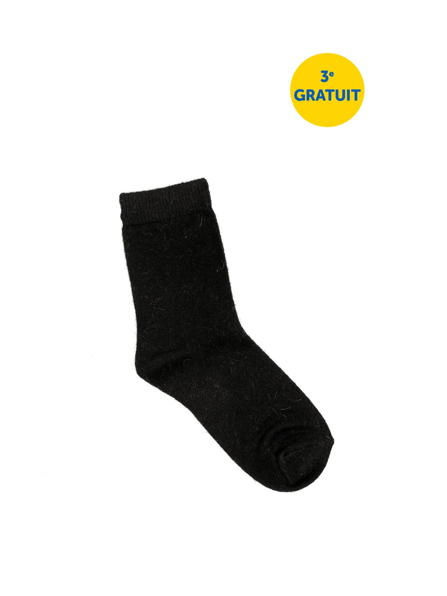 Bas femme laine - Noir - #91B-25