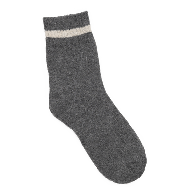 Bas de laine  - Gris foncé - #91B-40