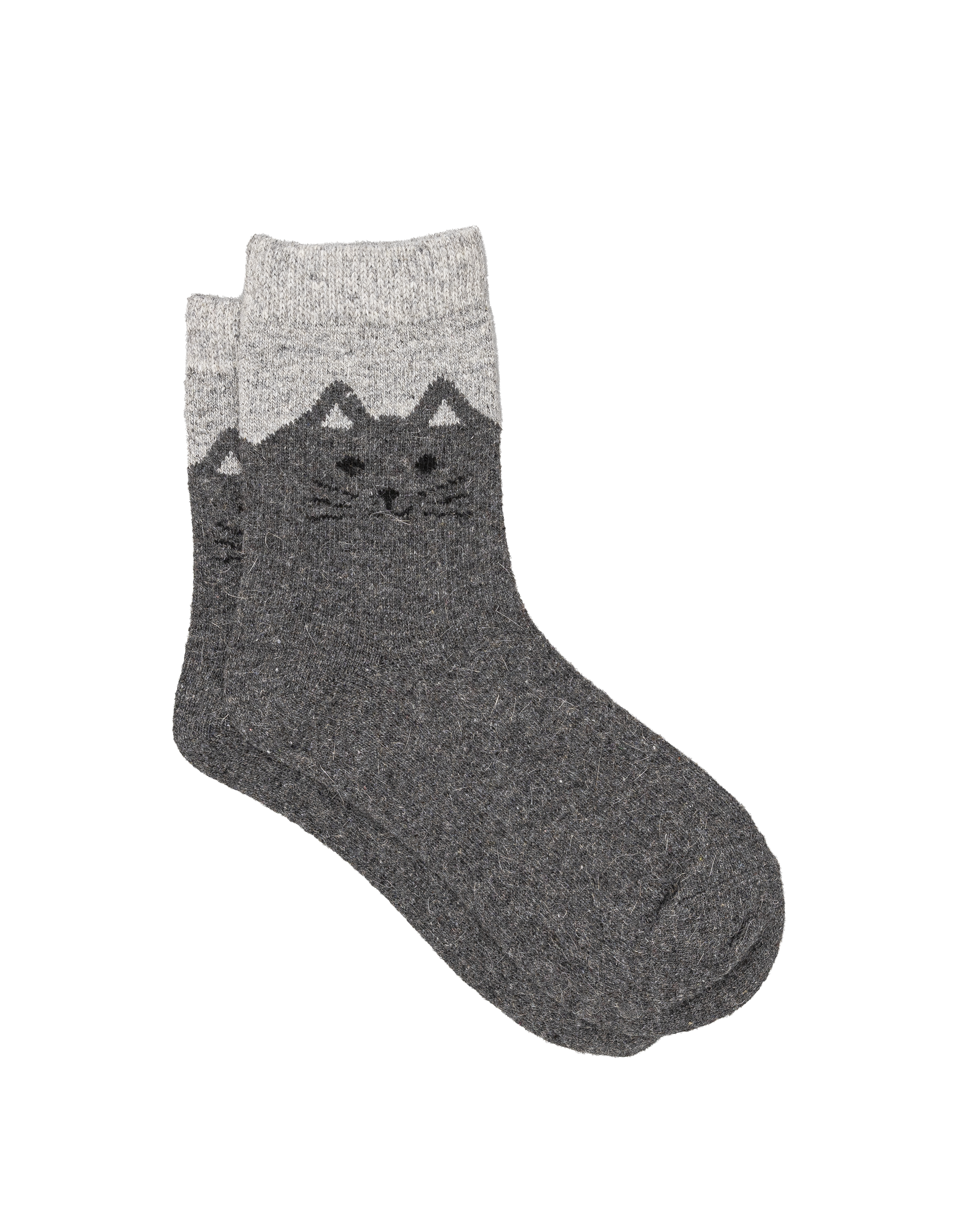 Bas angora  - Gris - #91B-45