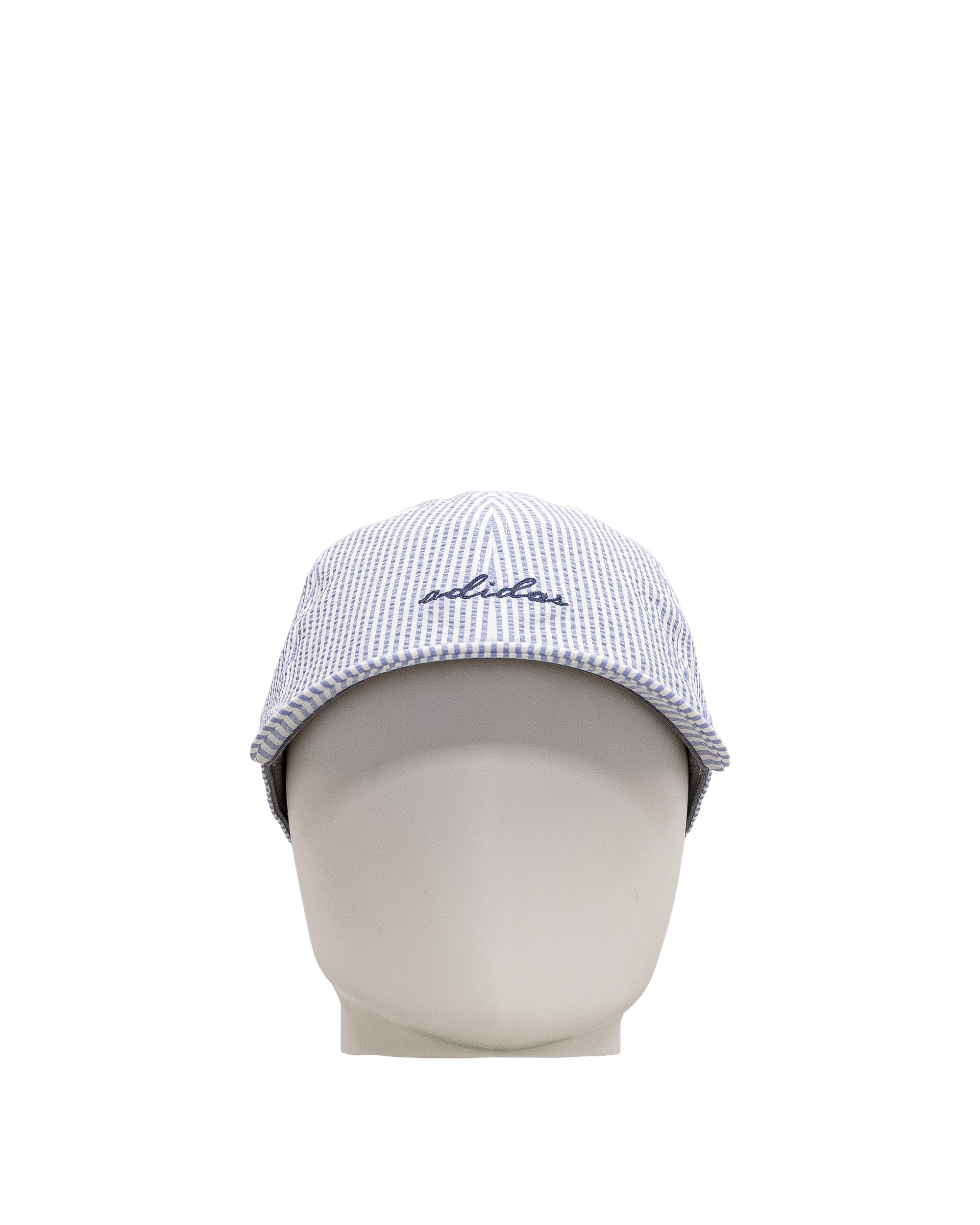 Seersucker fashion hat  - Bleu - #91C-08