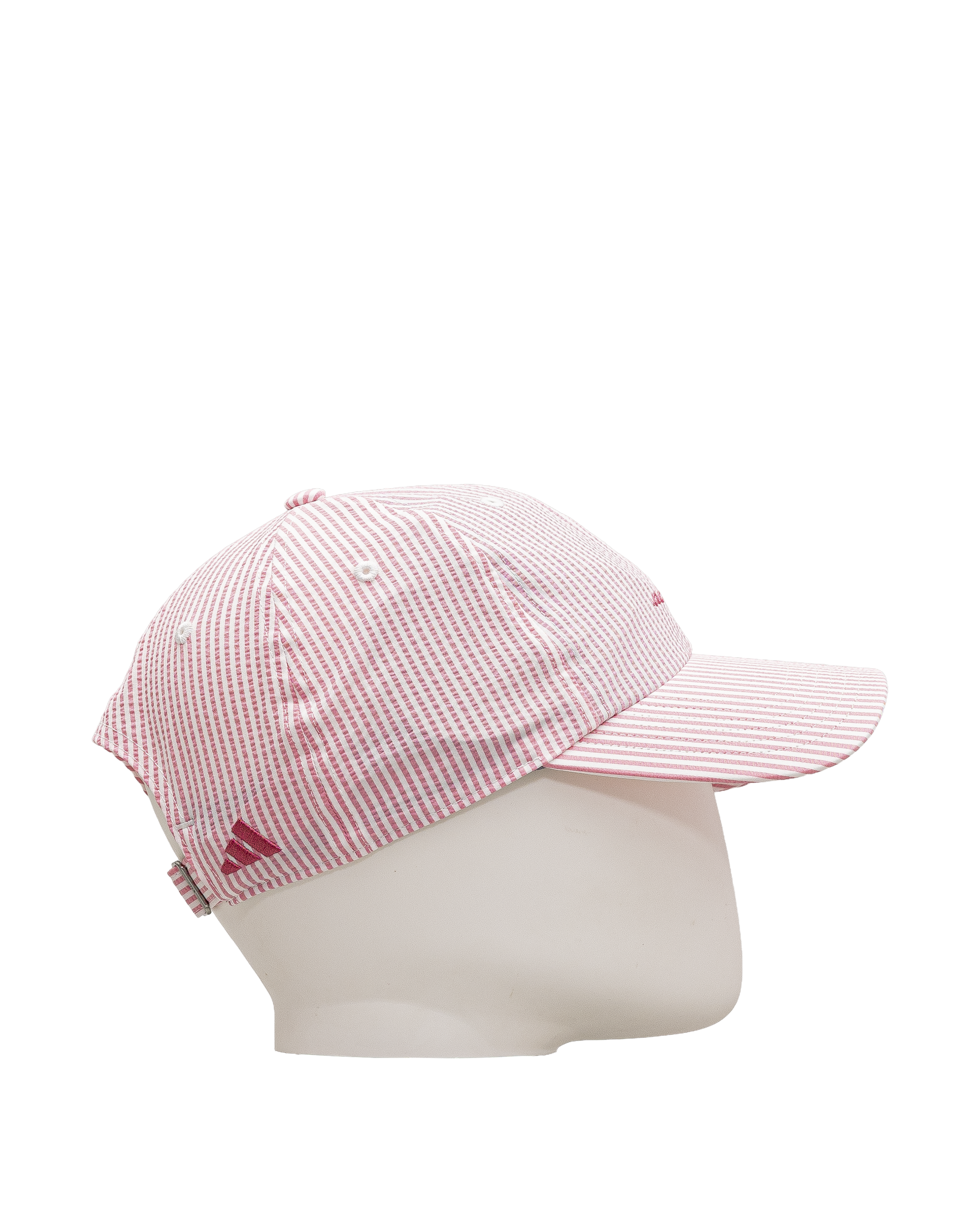 Seersucker fashion hat  - Rose pale - #91C-08
