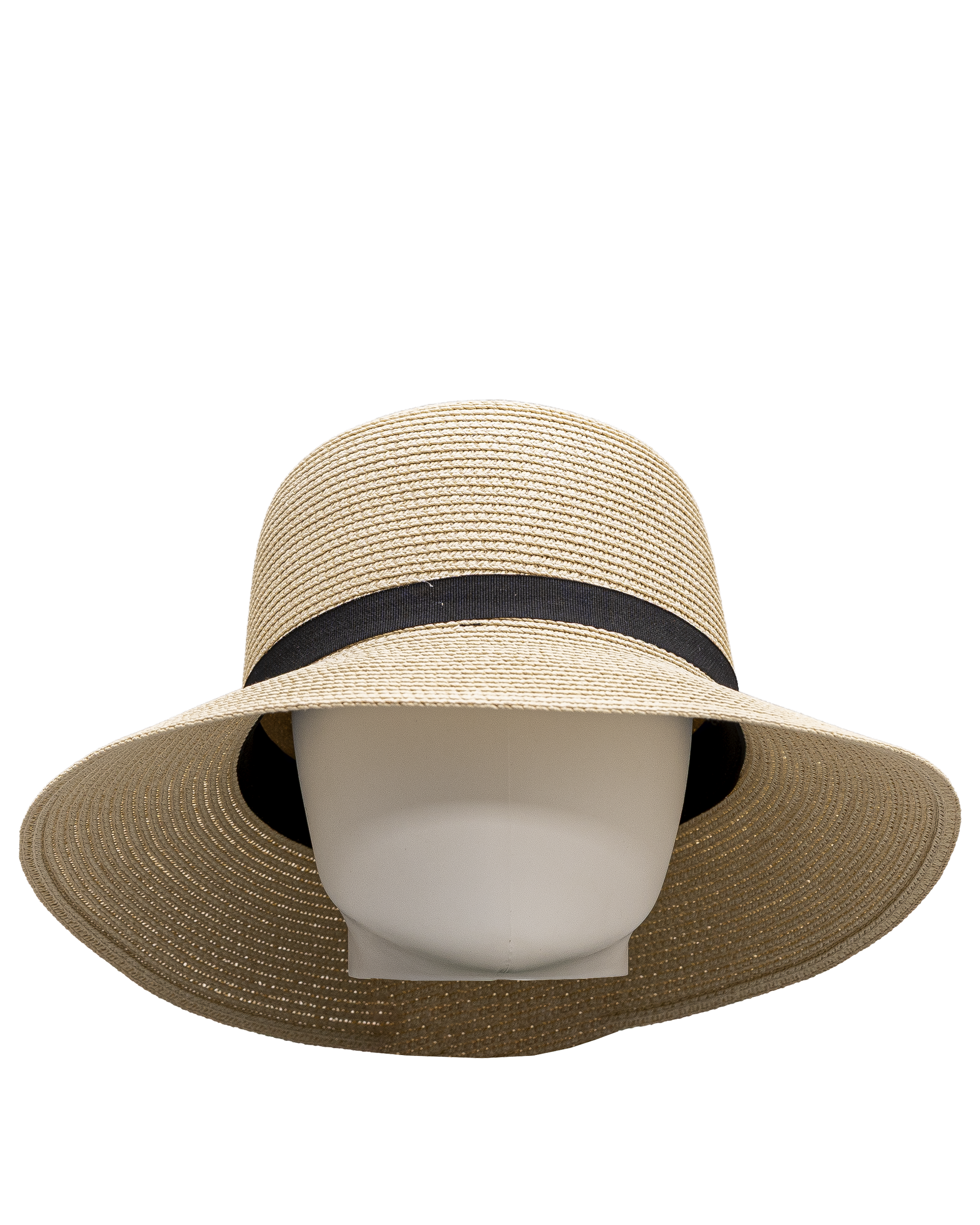 Chapeau cloche paille - Noir - #91P-05