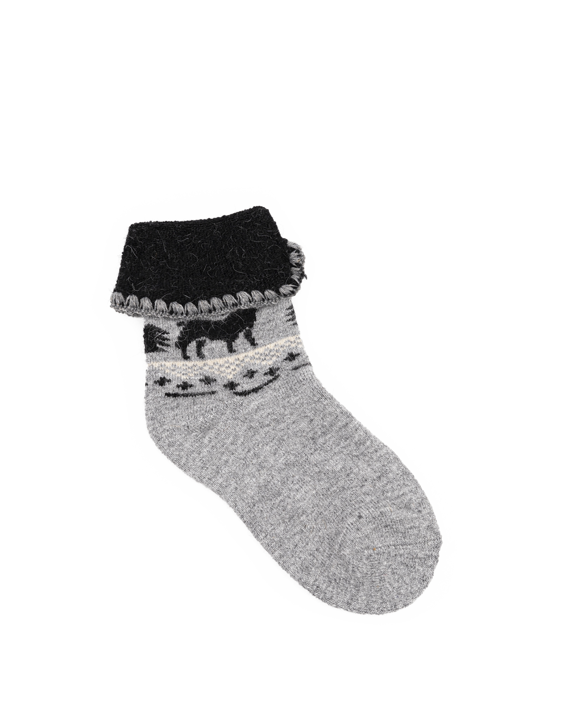 Bas d'intérieur laine - Gris pale - #91W-07