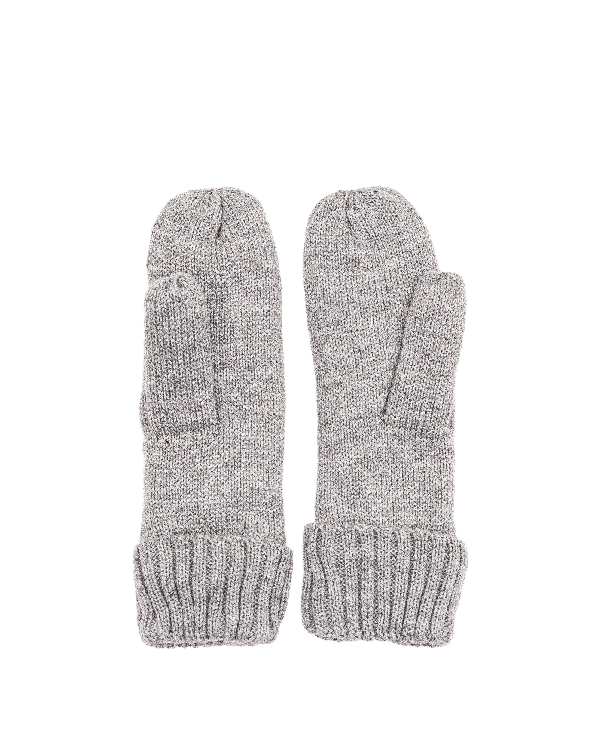 Mitaine tricot doublé - Gris - #91Z-18