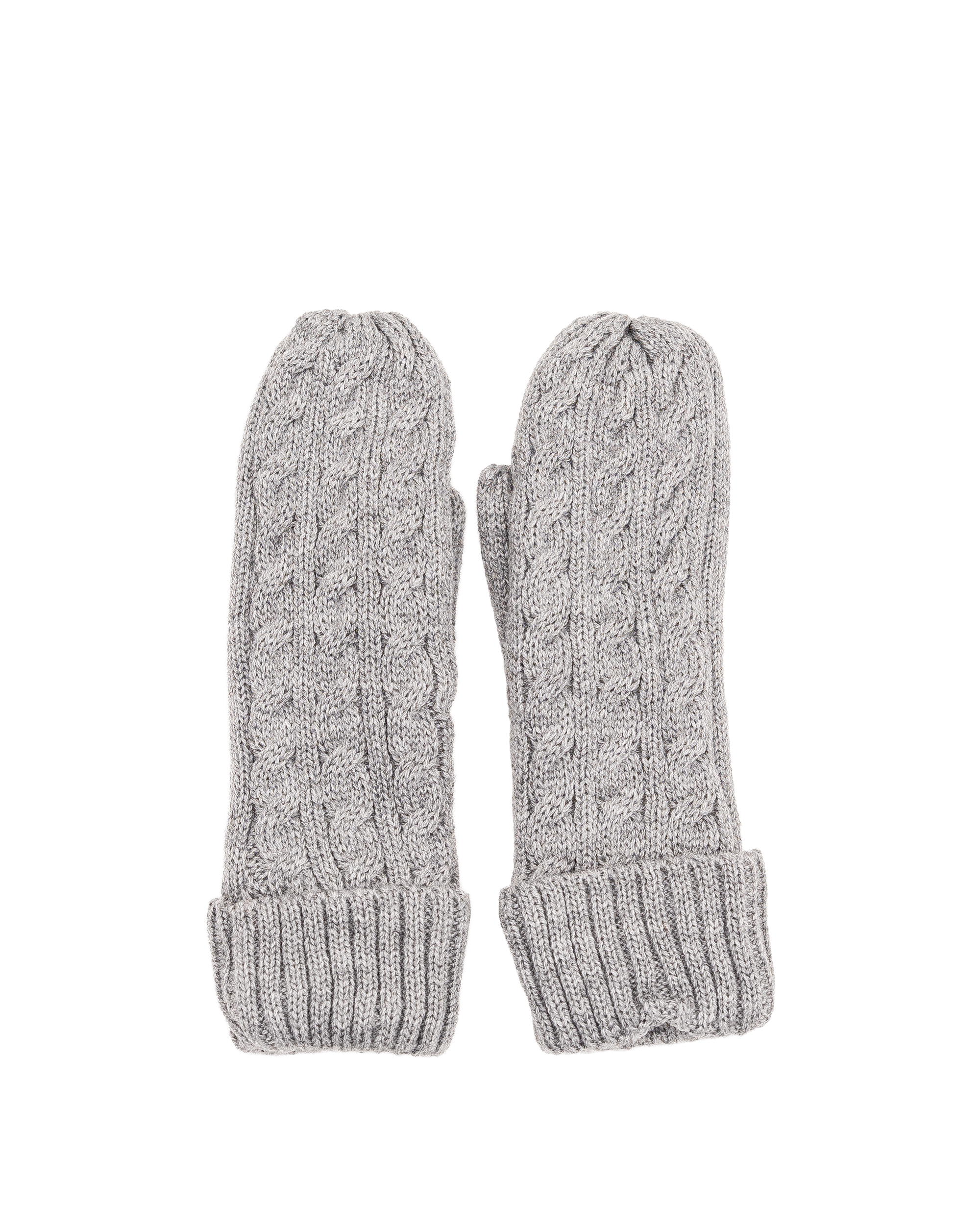 Mitaine tricot doublé - Gris - #91Z-18