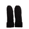 Mitaine tricot doublé - Noir - #91Z-18