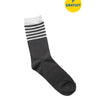 Bas léger en bambou - Noir&gris - #92B-38