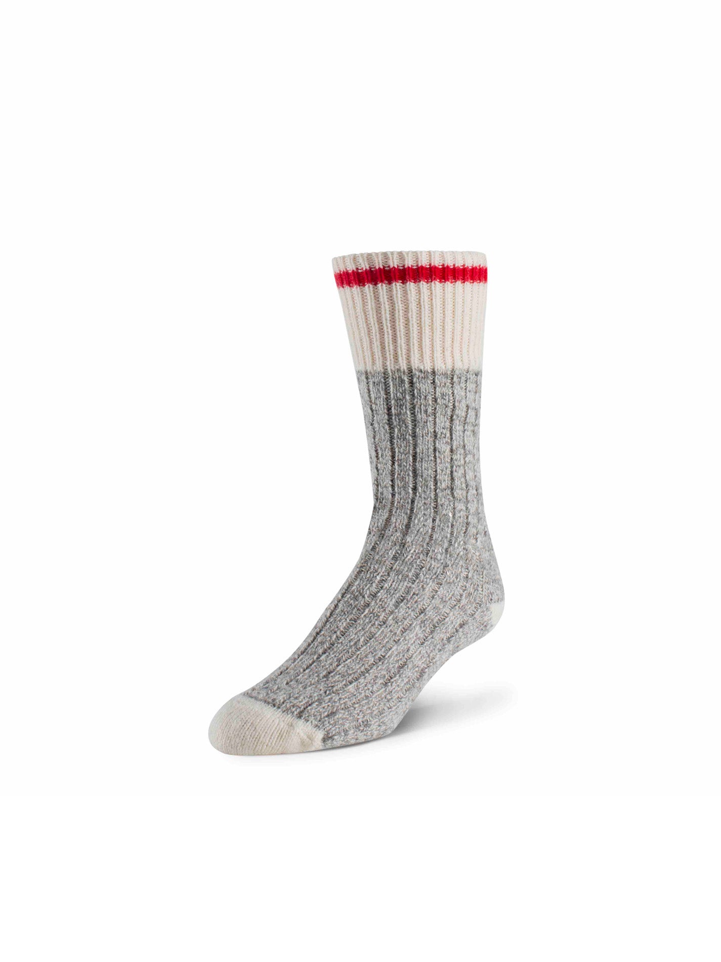 Bas de laine 5 8 ans - Gris pale - #97B-06