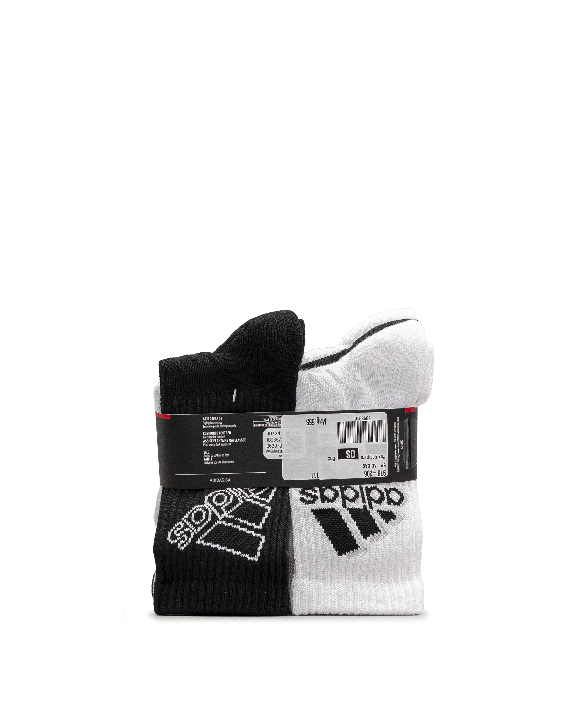6 pack crew kids  - Blanc&noir - #97B-206